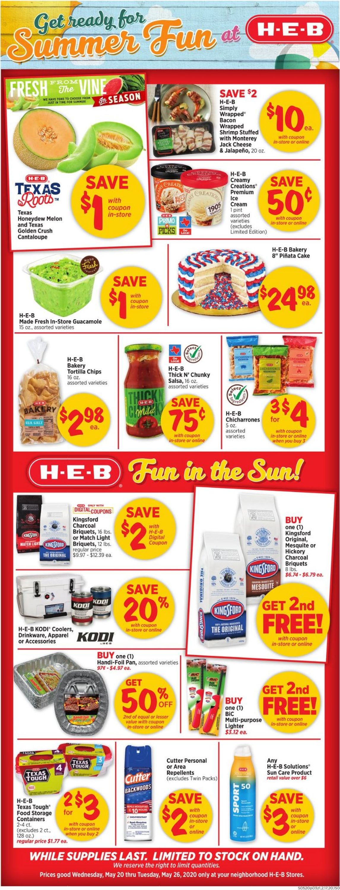 Catalogue H-E-B from 05/20/2020