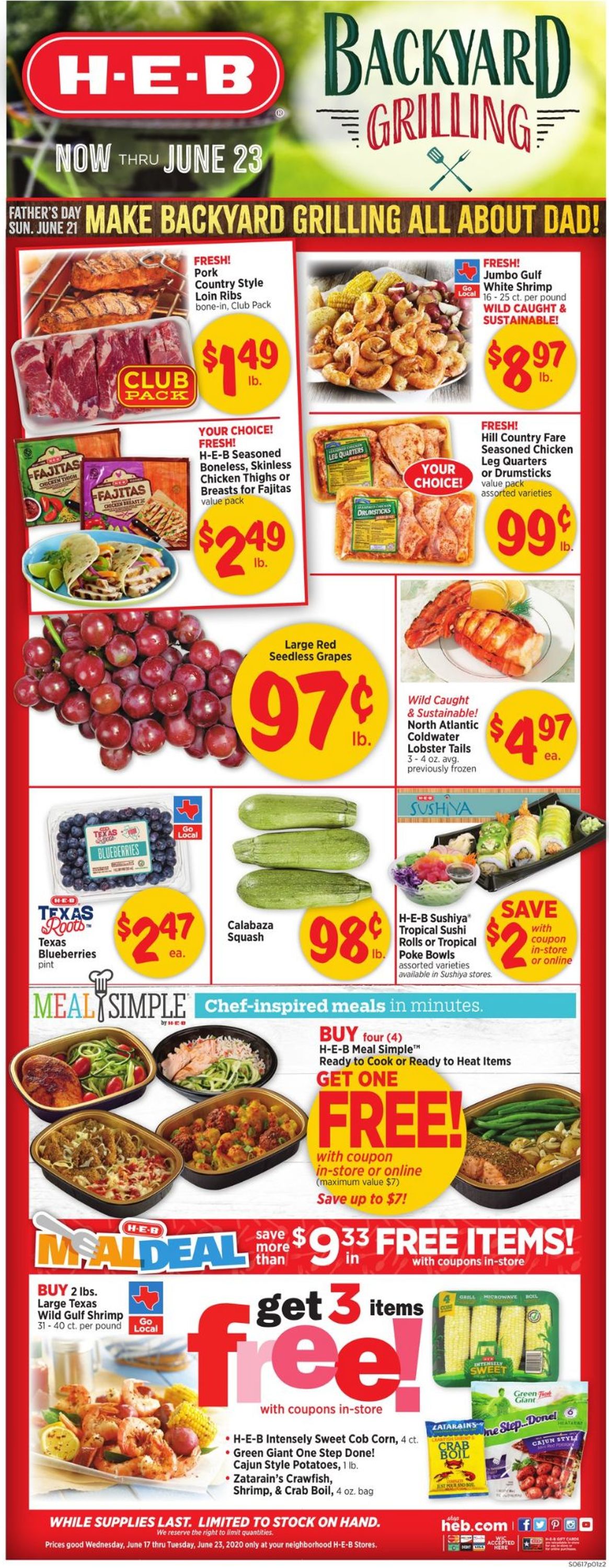 Catalogue H-E-B from 06/17/2020