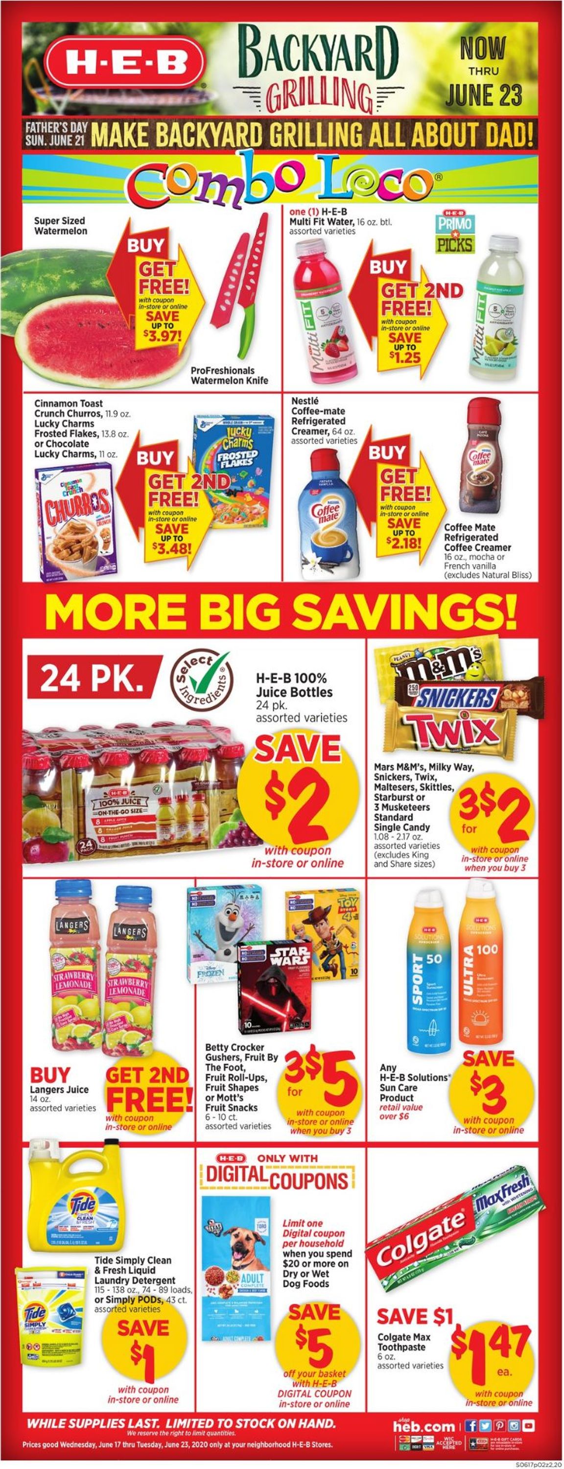 Catalogue H-E-B from 06/17/2020