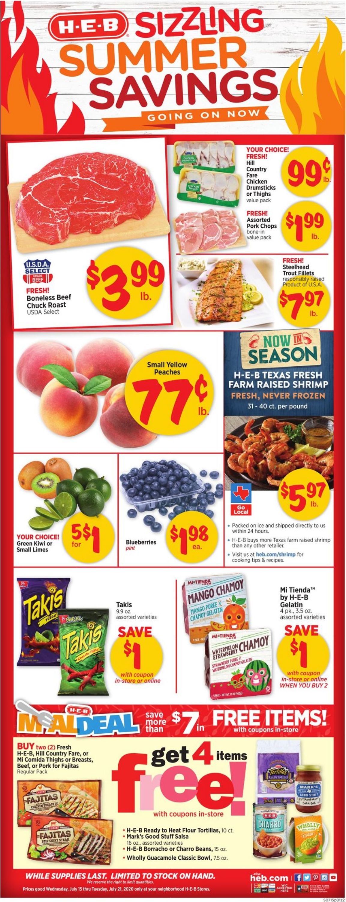 Catalogue H-E-B from 07/15/2020