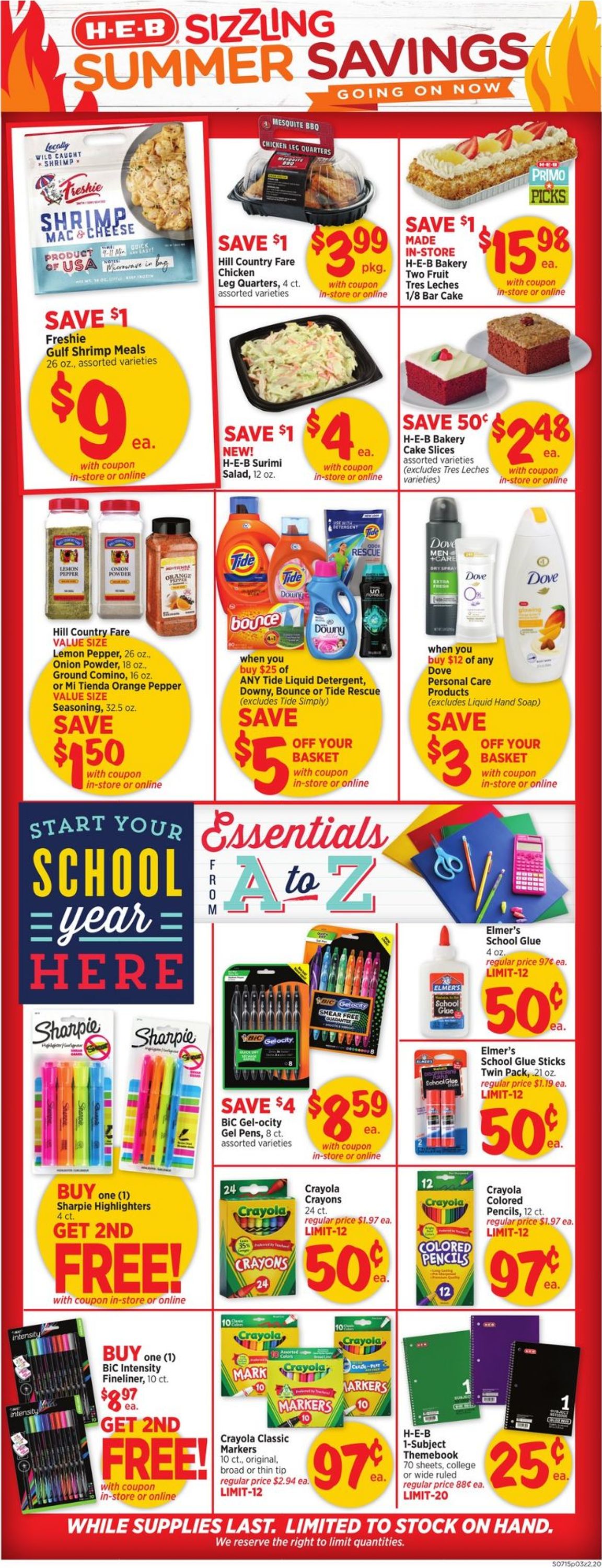 Catalogue H-E-B from 07/15/2020