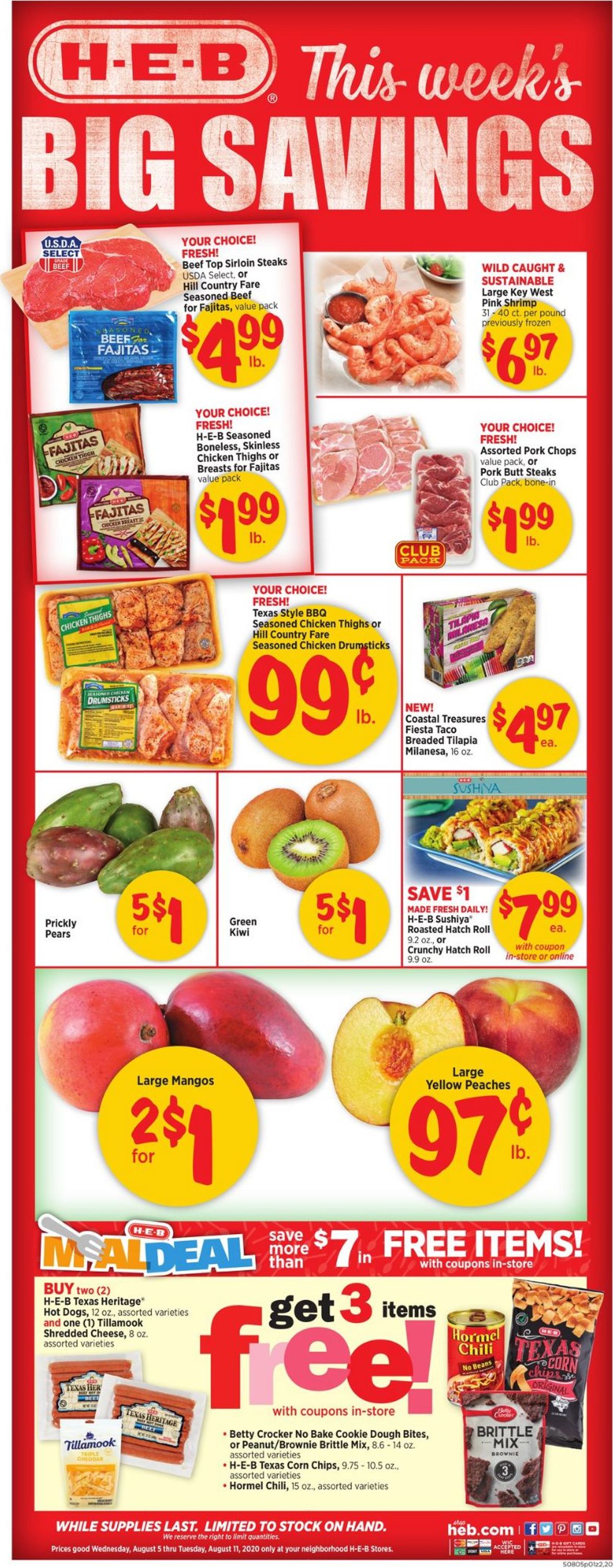 Catalogue H-E-B from 08/05/2020