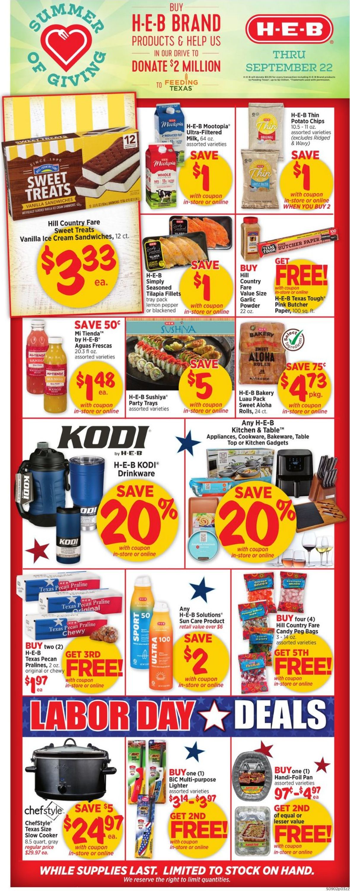 Catalogue H-E-B from 09/02/2020