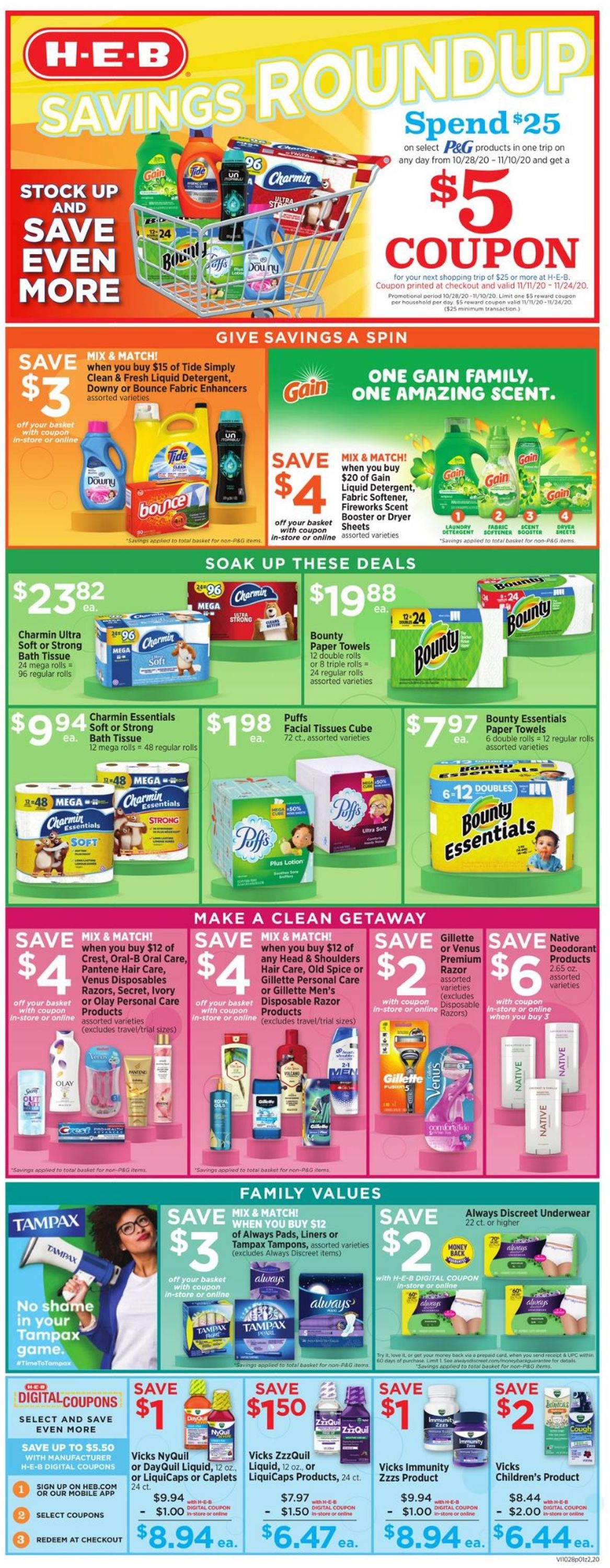 Catalogue H-E-B from 10/28/2020