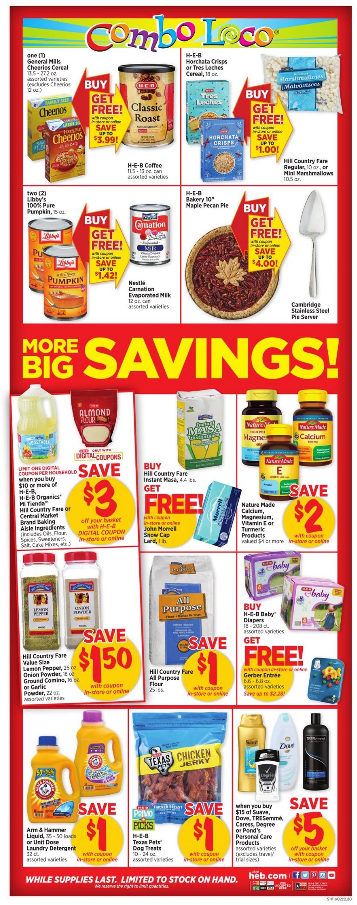 Catalogue H-E-B Holiday 2020 from 11/11/2020