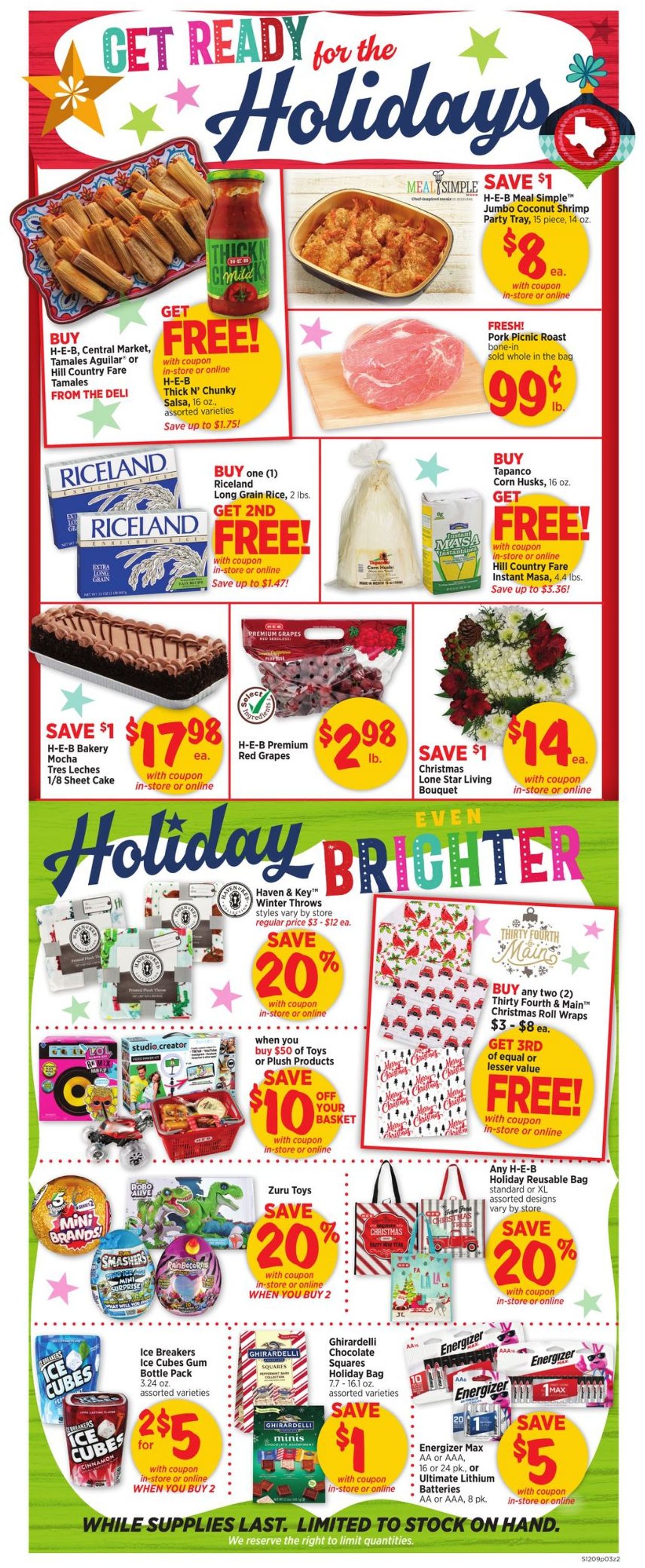 Catalogue H-E-B from 12/09/2020
