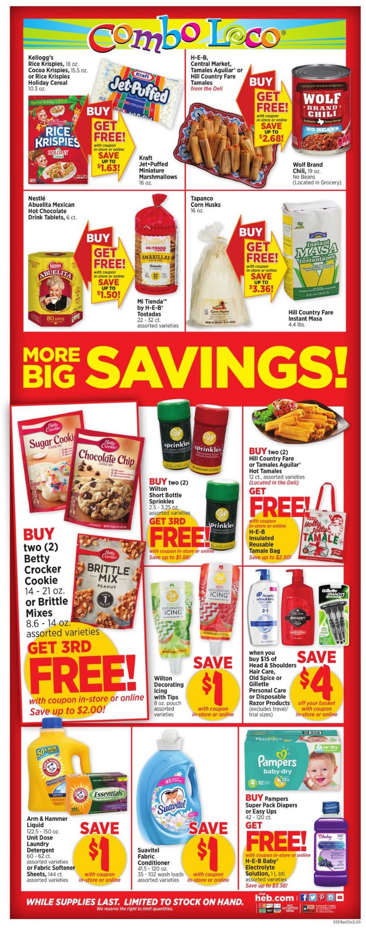 Catalogue H-E-B Christmas Ad 2020 from 12/16/2020