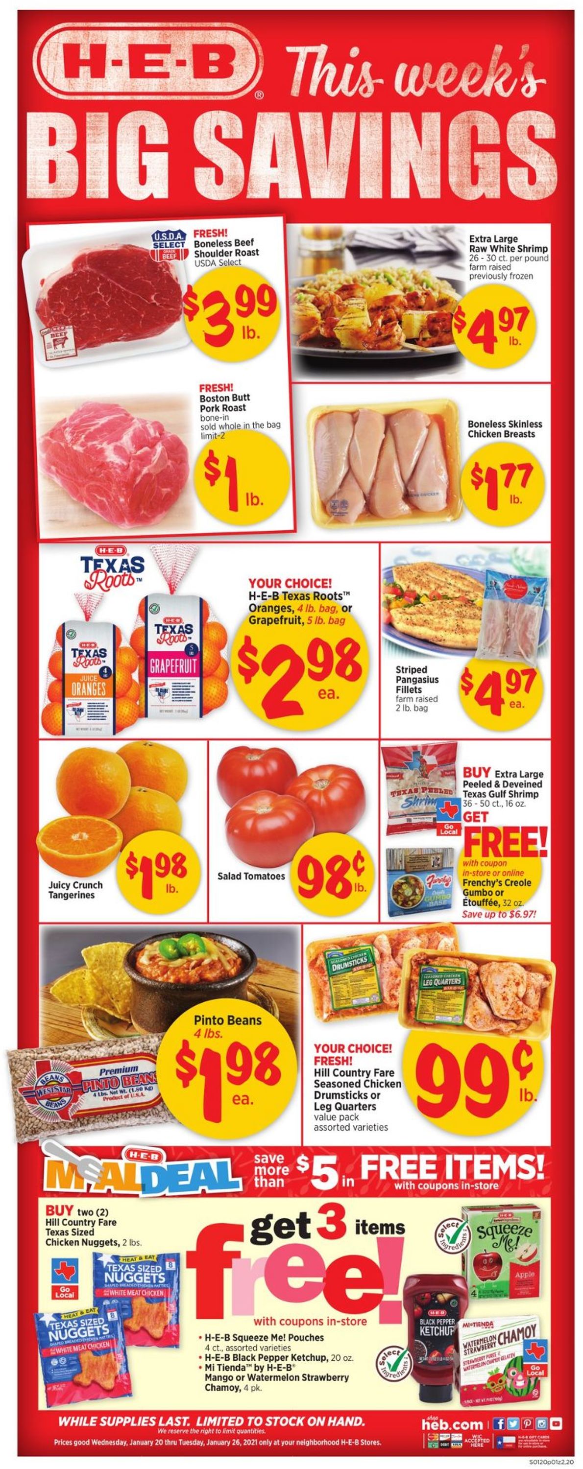 H-E-B Current weekly ad 01/20 - 01/26/2021 - frequent-ads.com