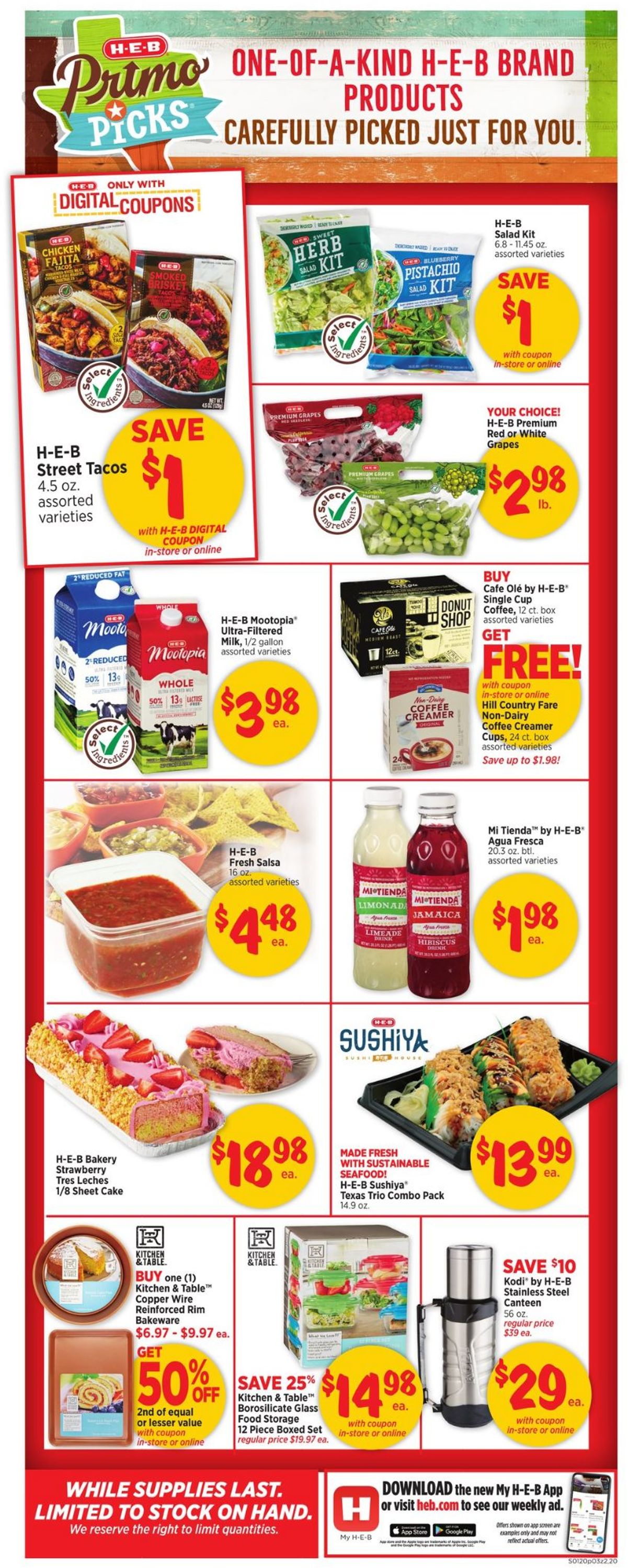 Catalogue H-E-B from 01/20/2021