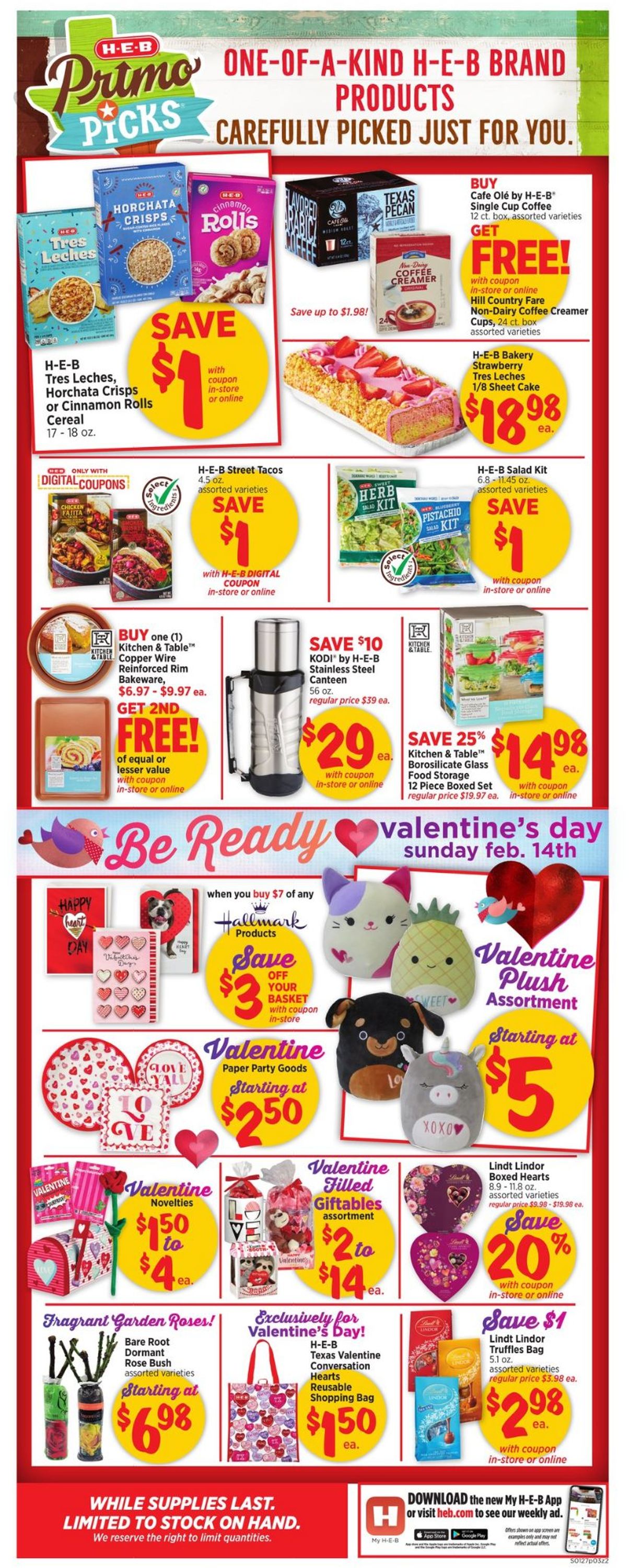 Catalogue H-E-B from 01/27/2021