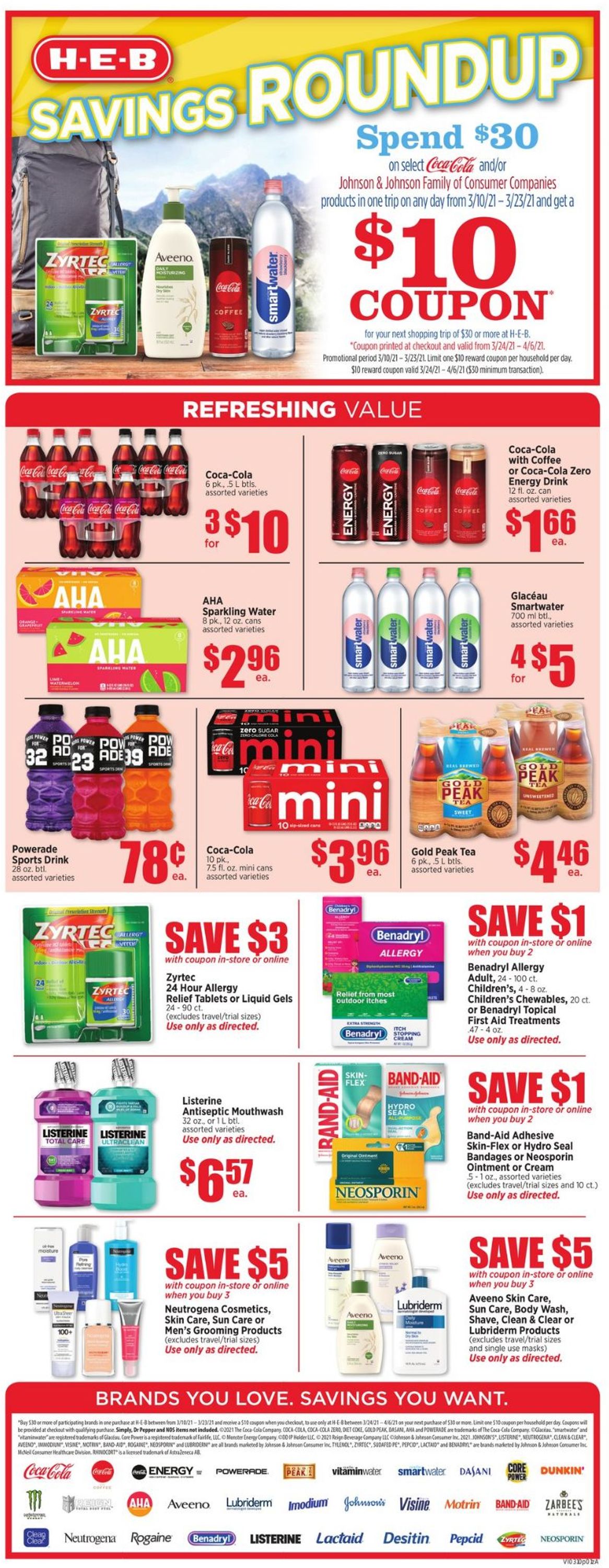 Catalogue H-E-B from 03/10/2021