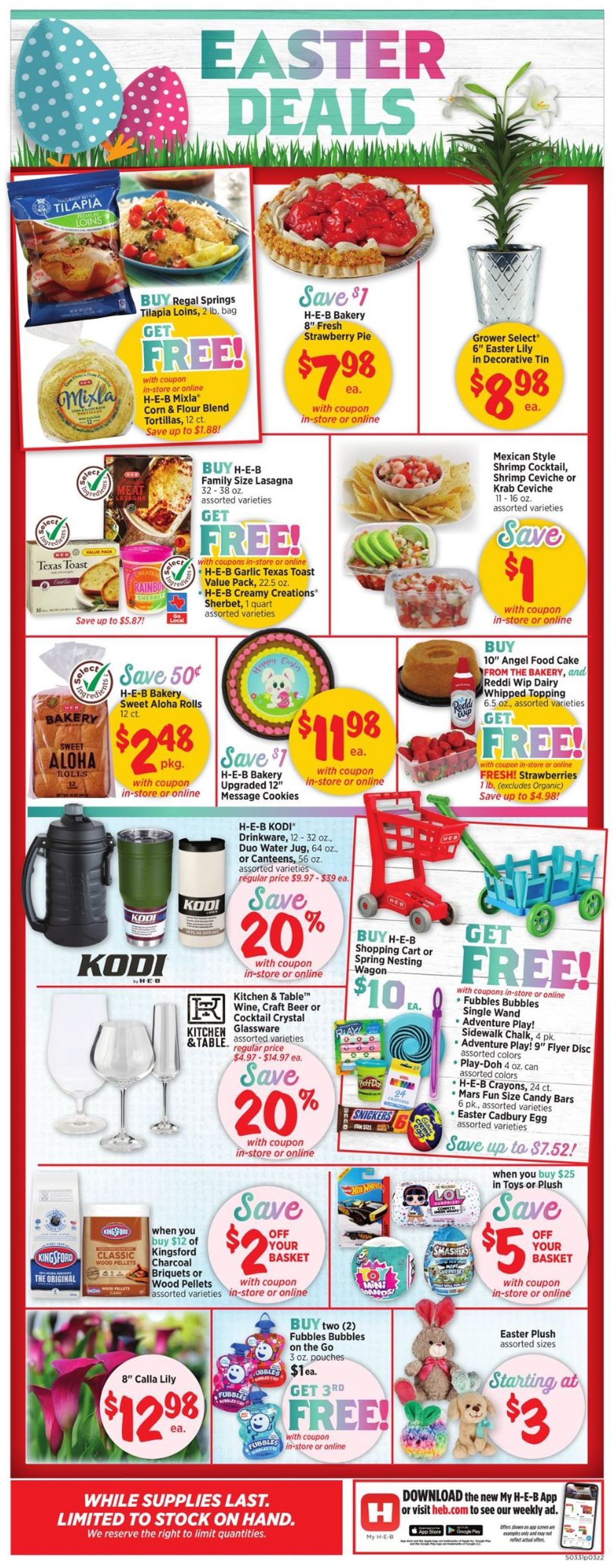 Catalogue H-E-B - Easter 2021 ad from 03/31/2021