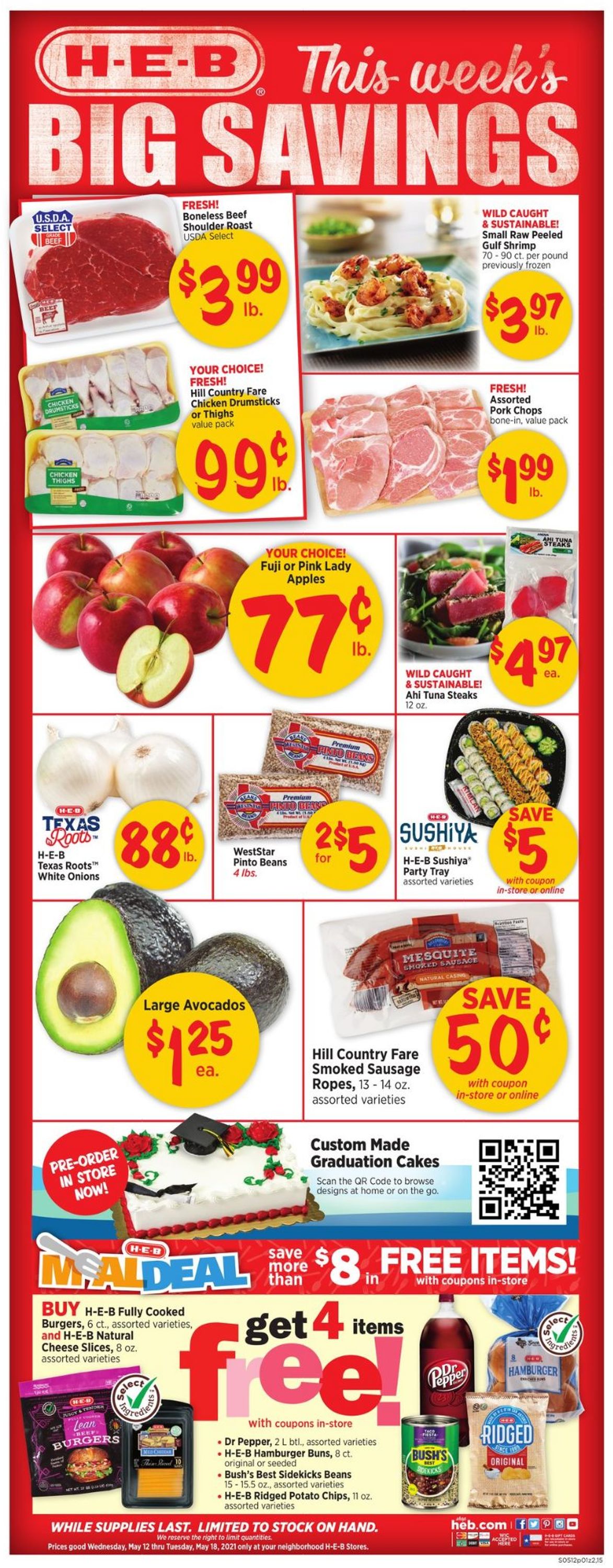 Catalogue H-E-B from 05/12/2021