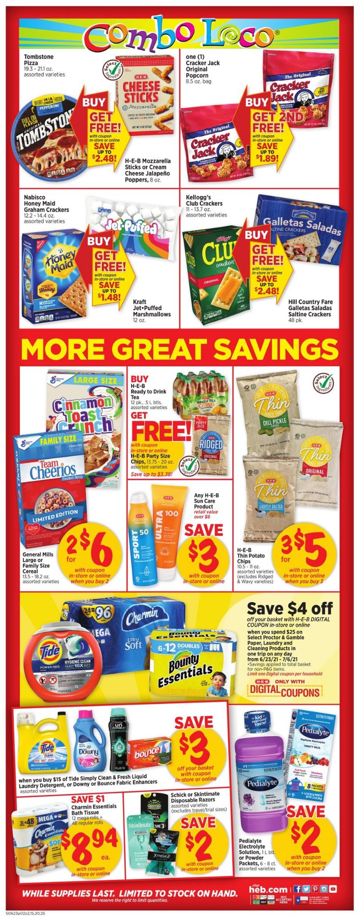 Catalogue H-E-B from 06/23/2021