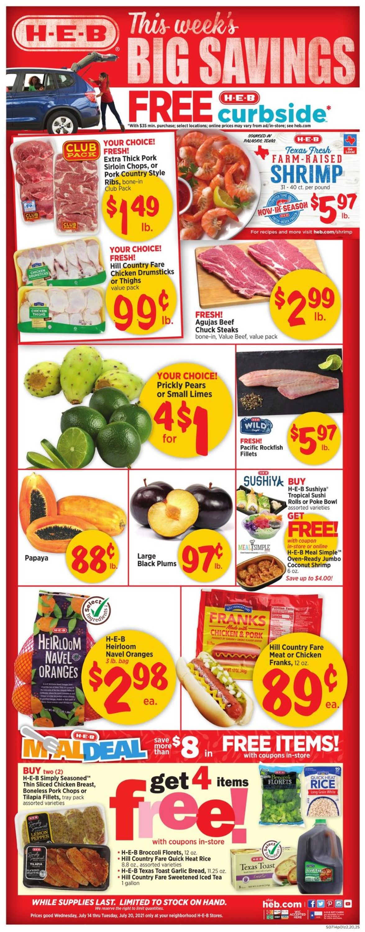 Catalogue H-E-B from 07/14/2021