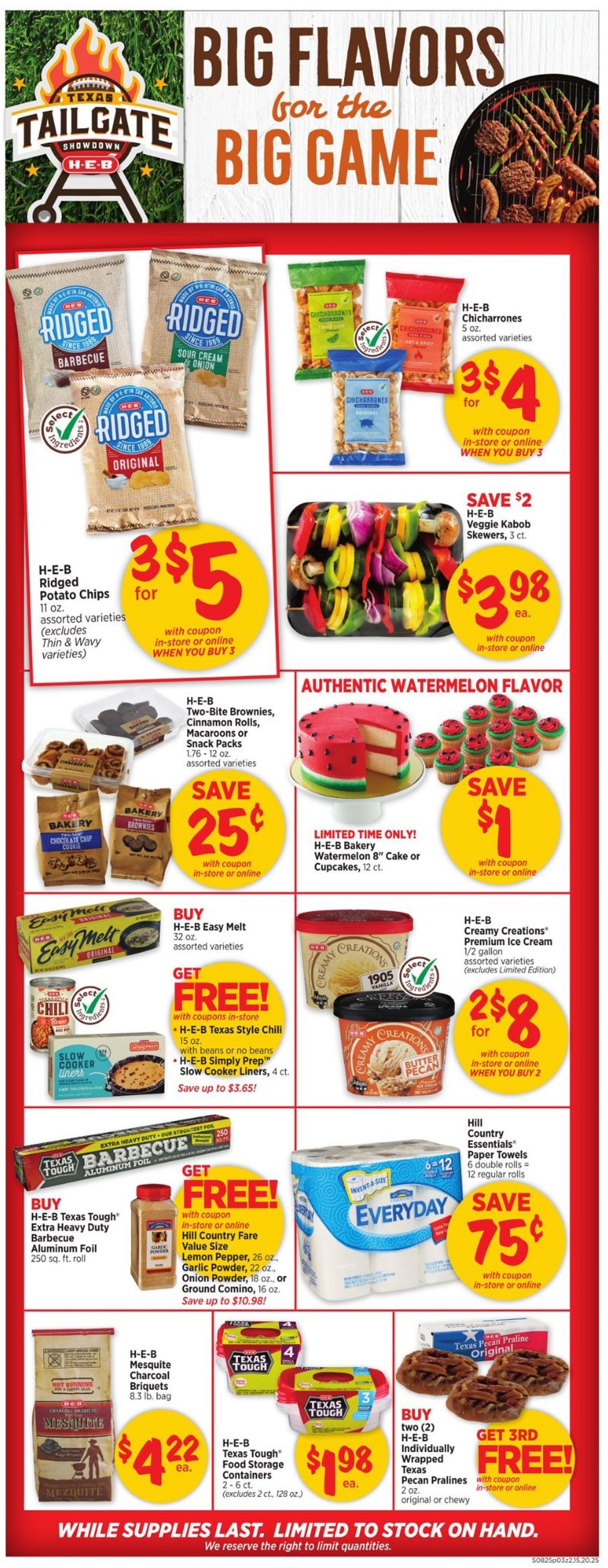 Catalogue H-E-B from 08/25/2021