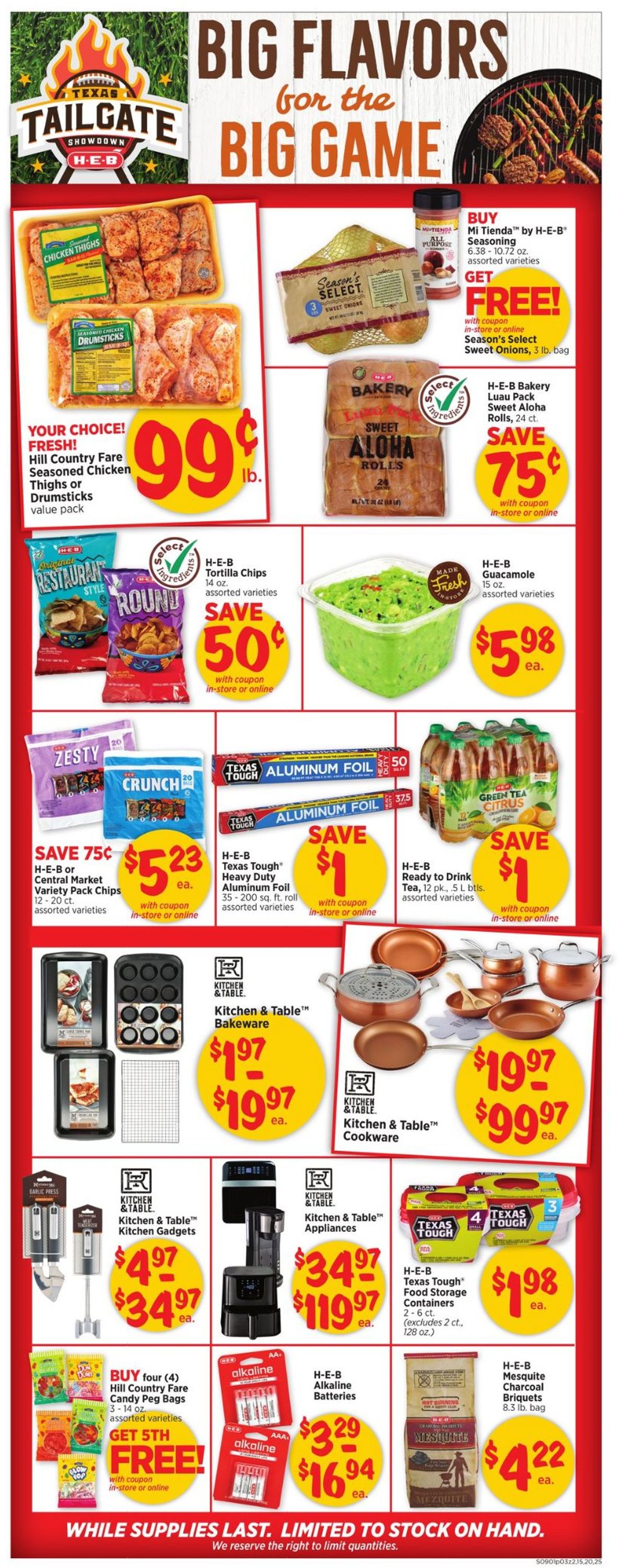 Catalogue H-E-B from 09/01/2021