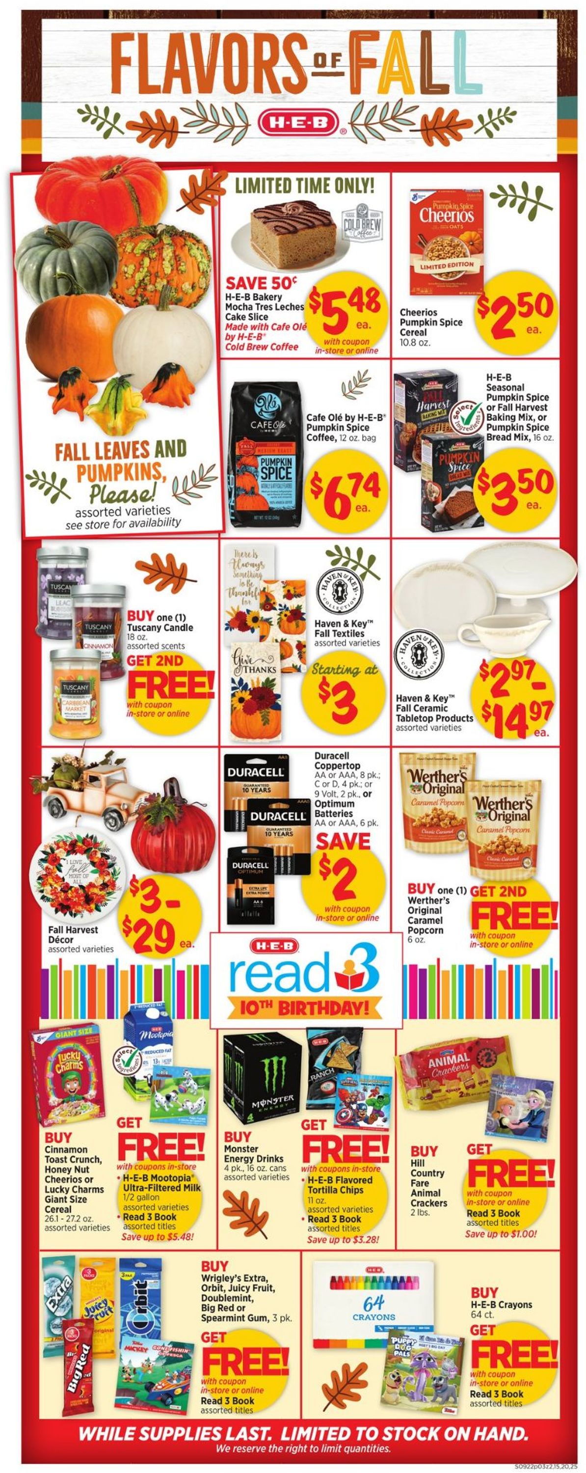 Catalogue H-E-B from 09/22/2021