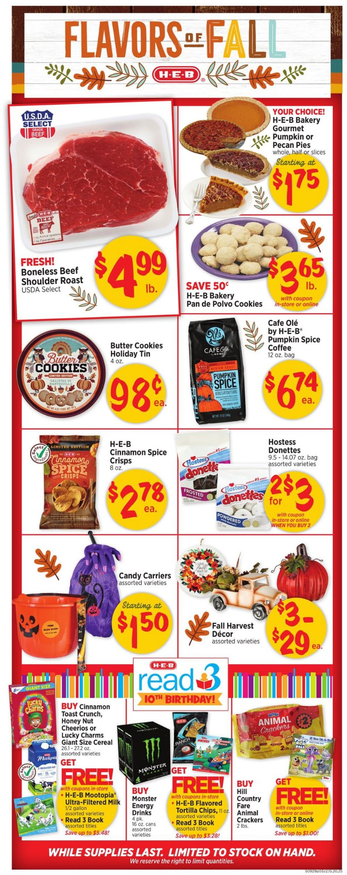 Catalogue H-E-B from 09/29/2021