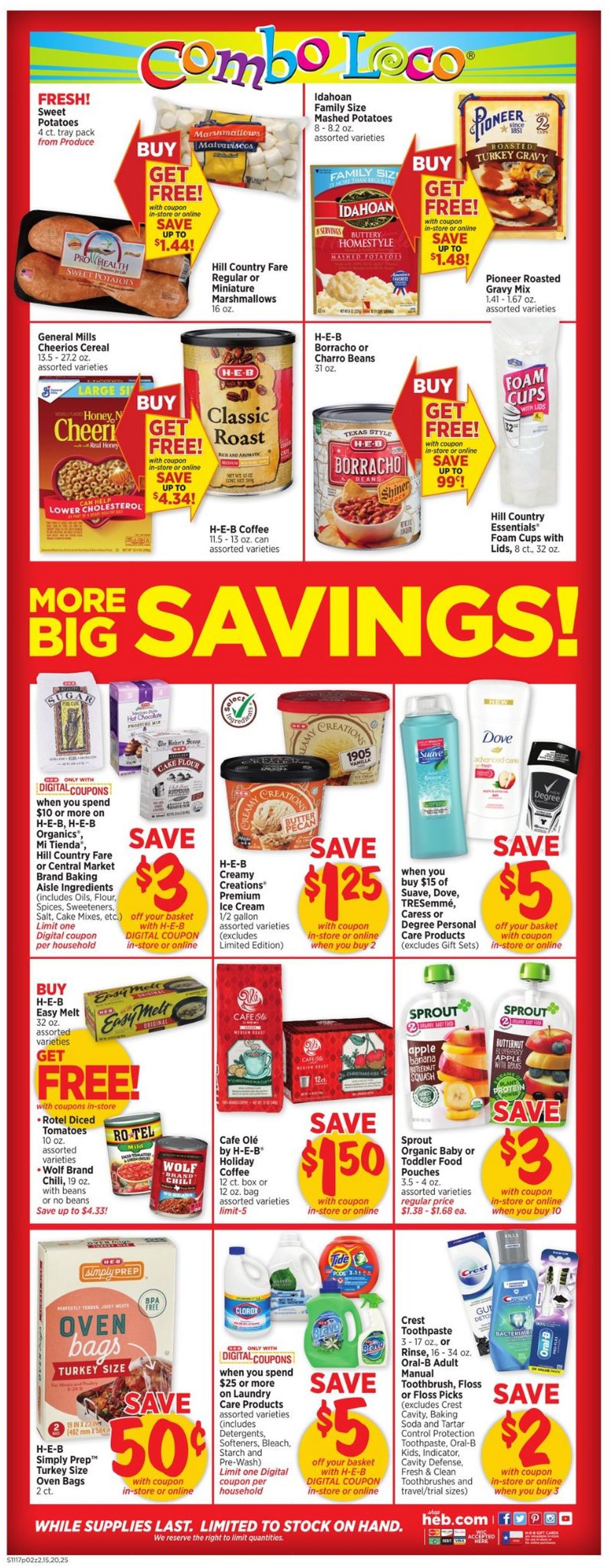 Catalogue H-E-B THANKSGIVING 2021 from 11/17/2021