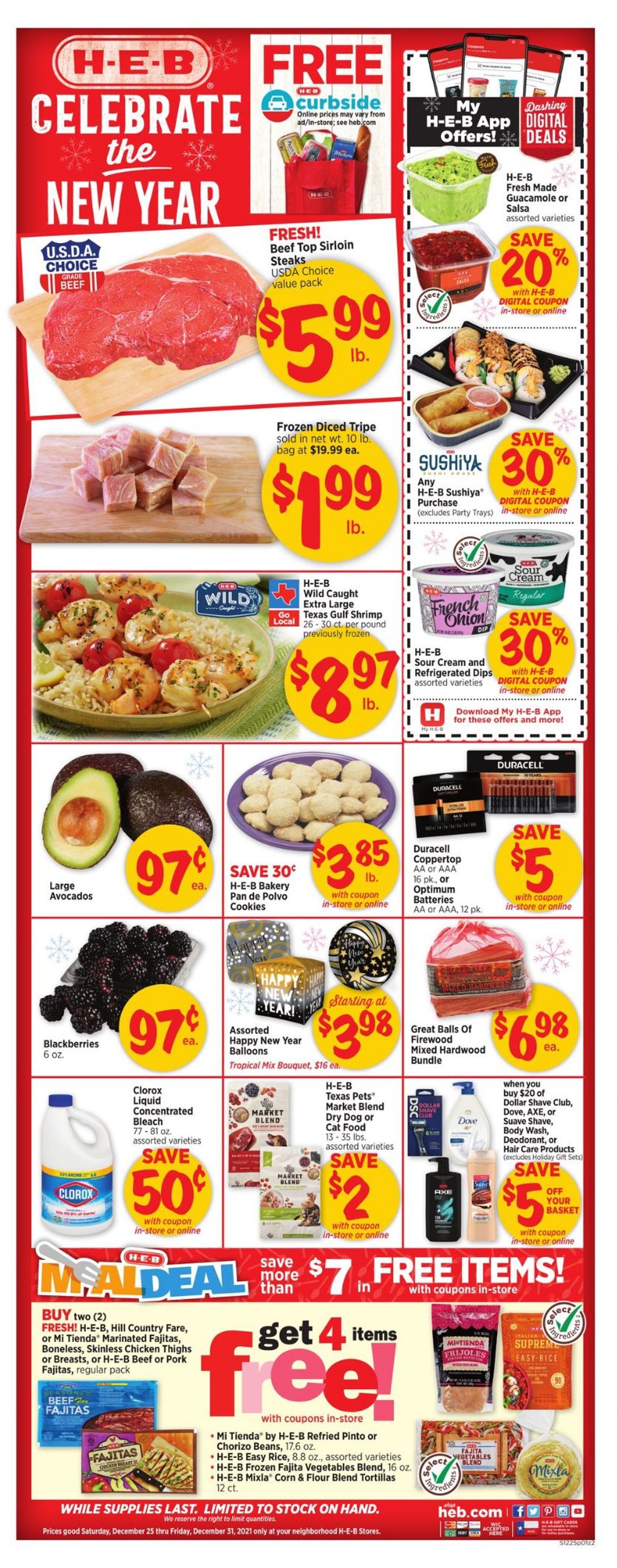 Catalogue H-E-B from 12/25/2021