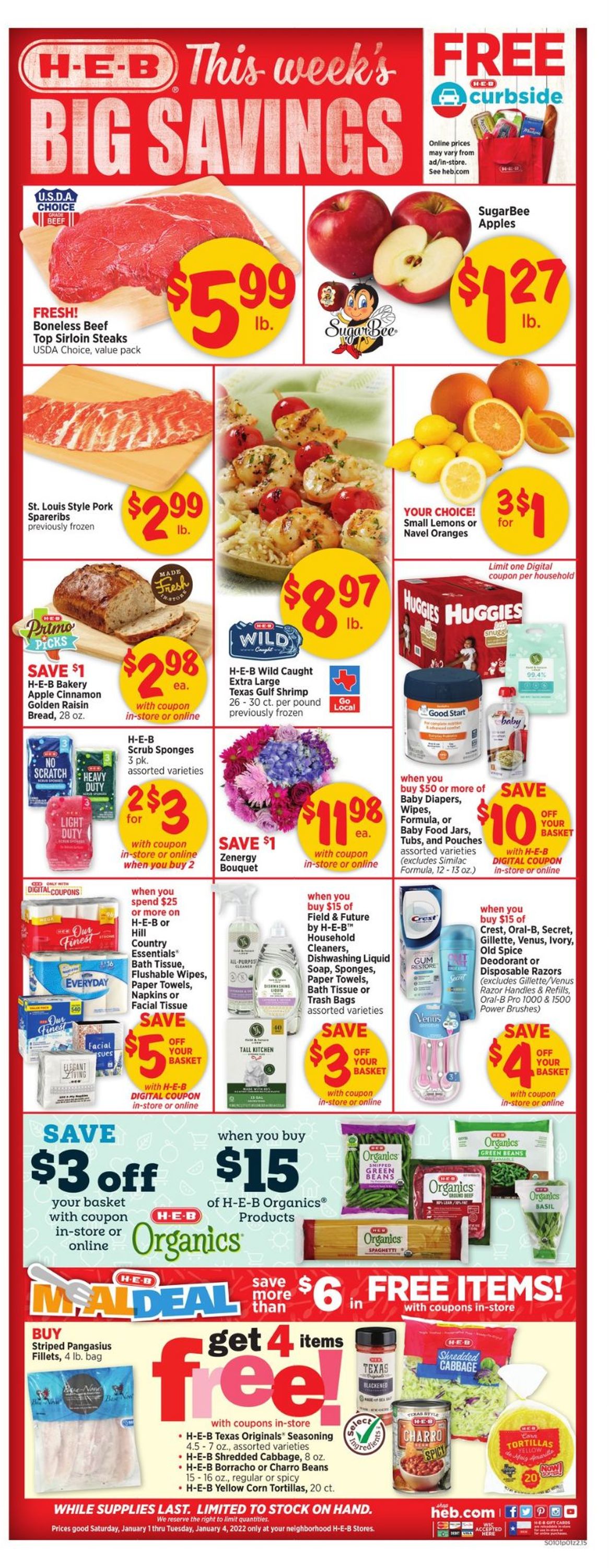 Catalogue H-E-B from 01/01/2022