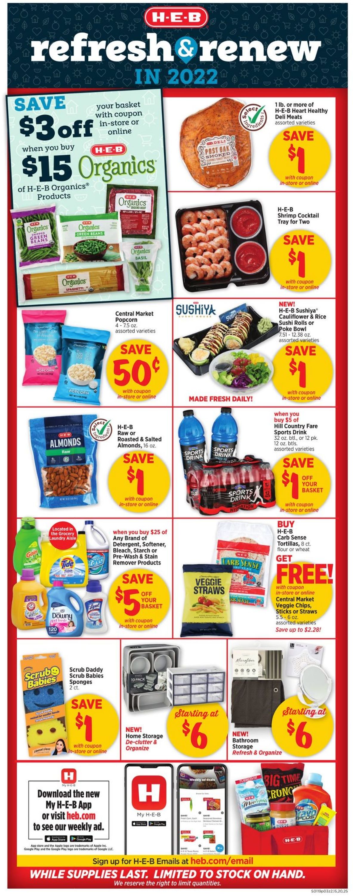 Catalogue H-E-B from 01/19/2022