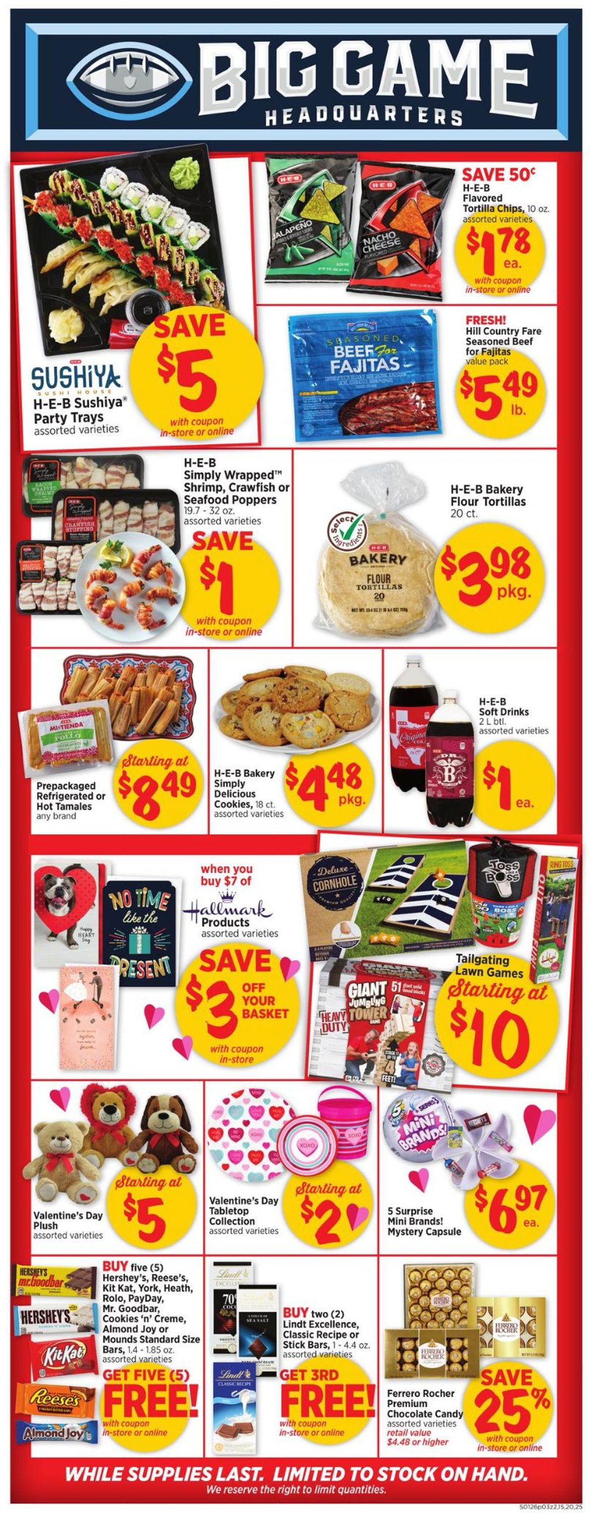 Catalogue H-E-B from 01/26/2022