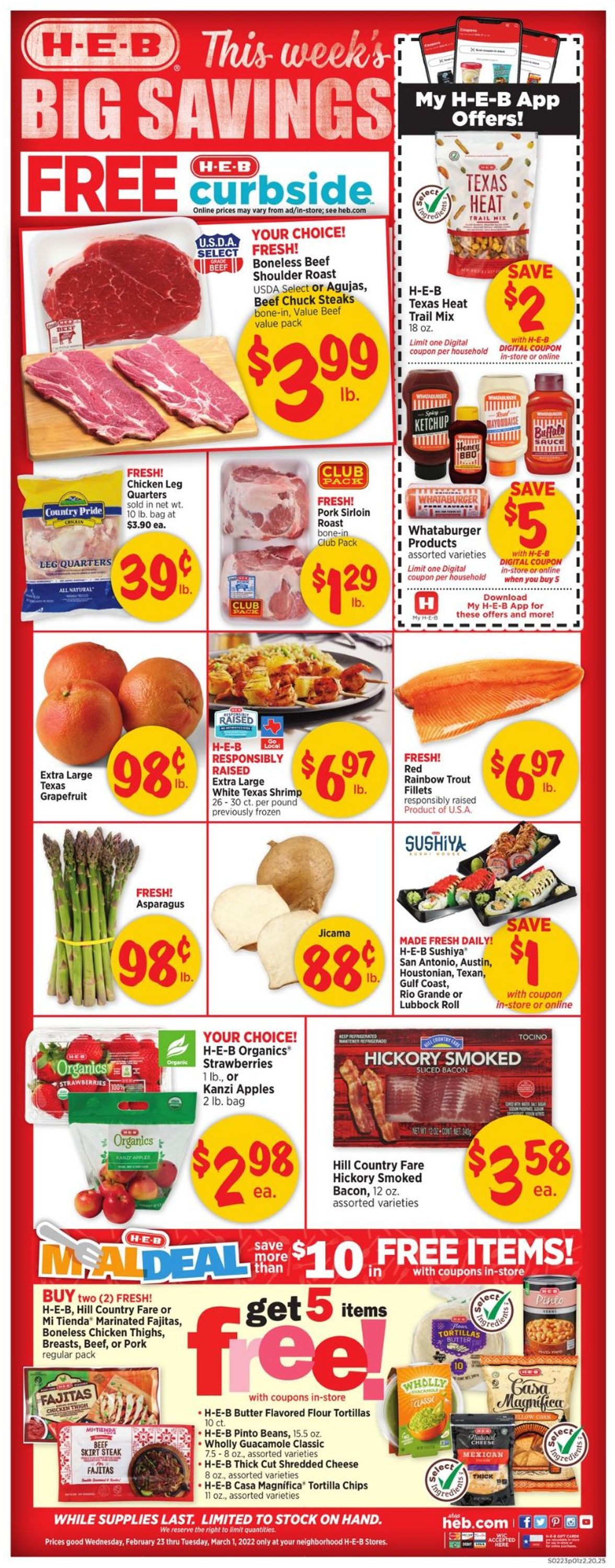 Catalogue H-E-B from 02/23/2022