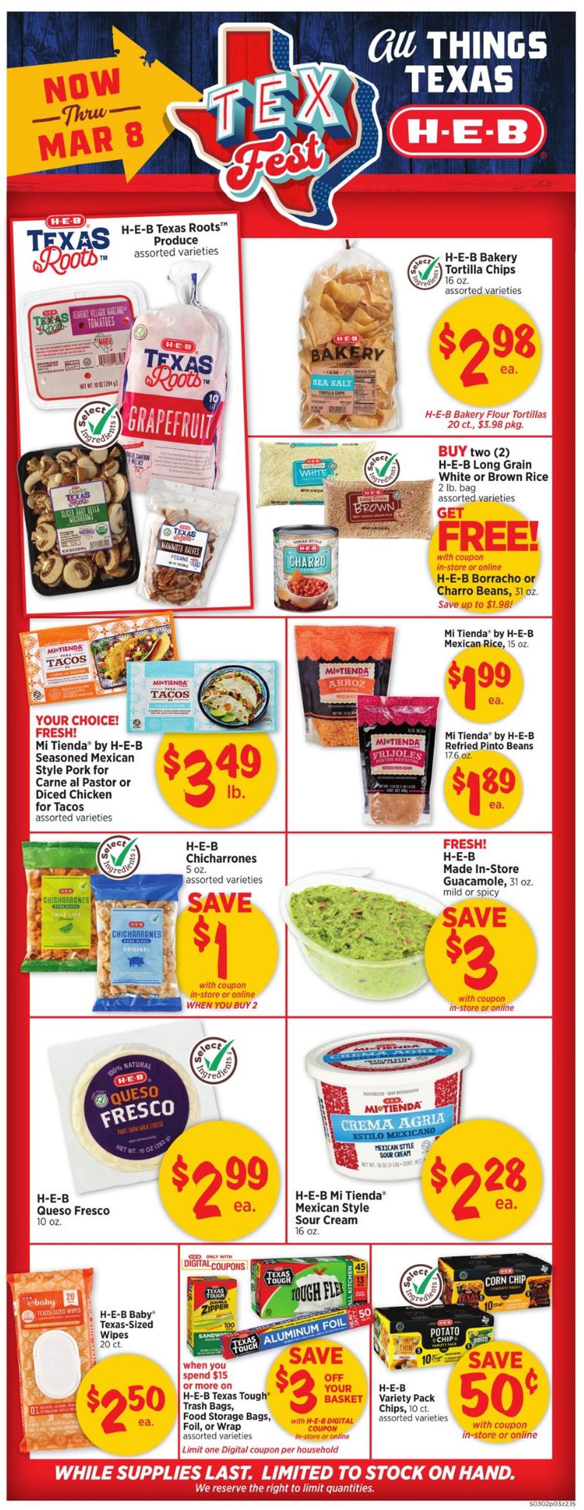 Catalogue H-E-B from 03/02/2022