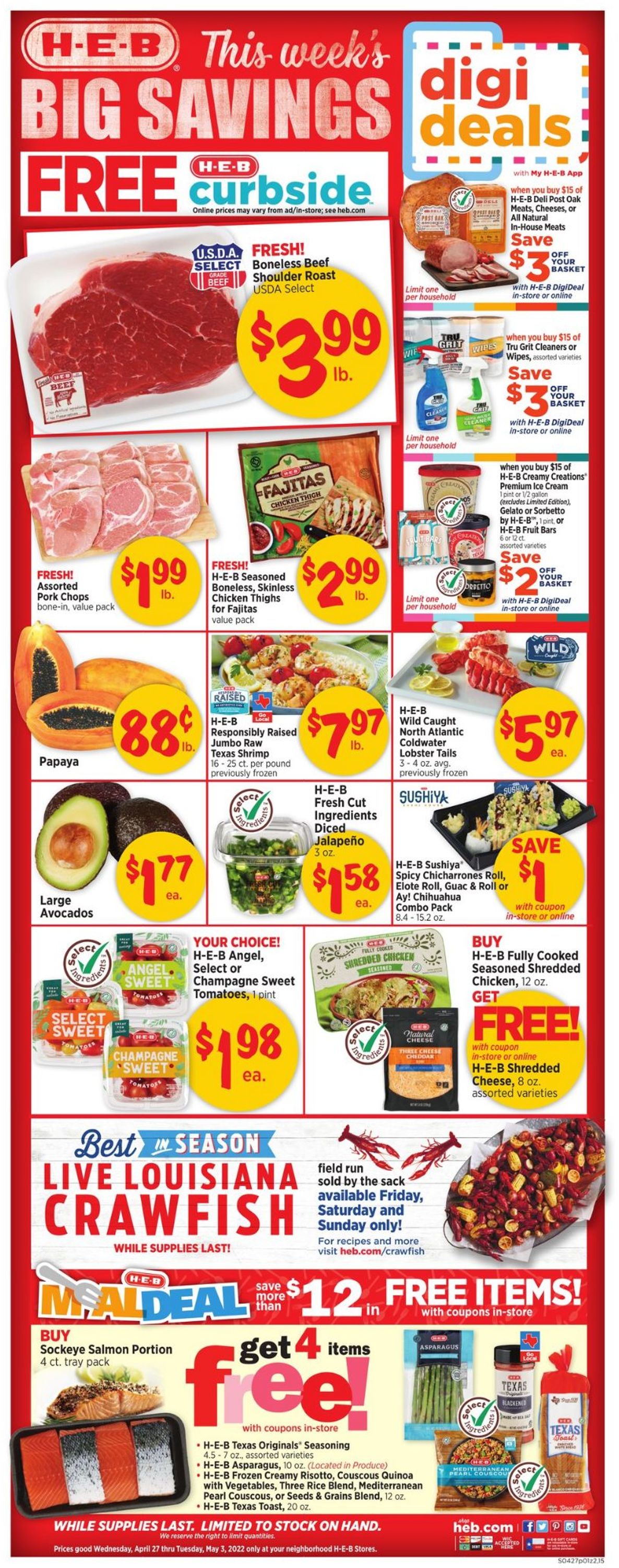 Catalogue H-E-B from 04/27/2022