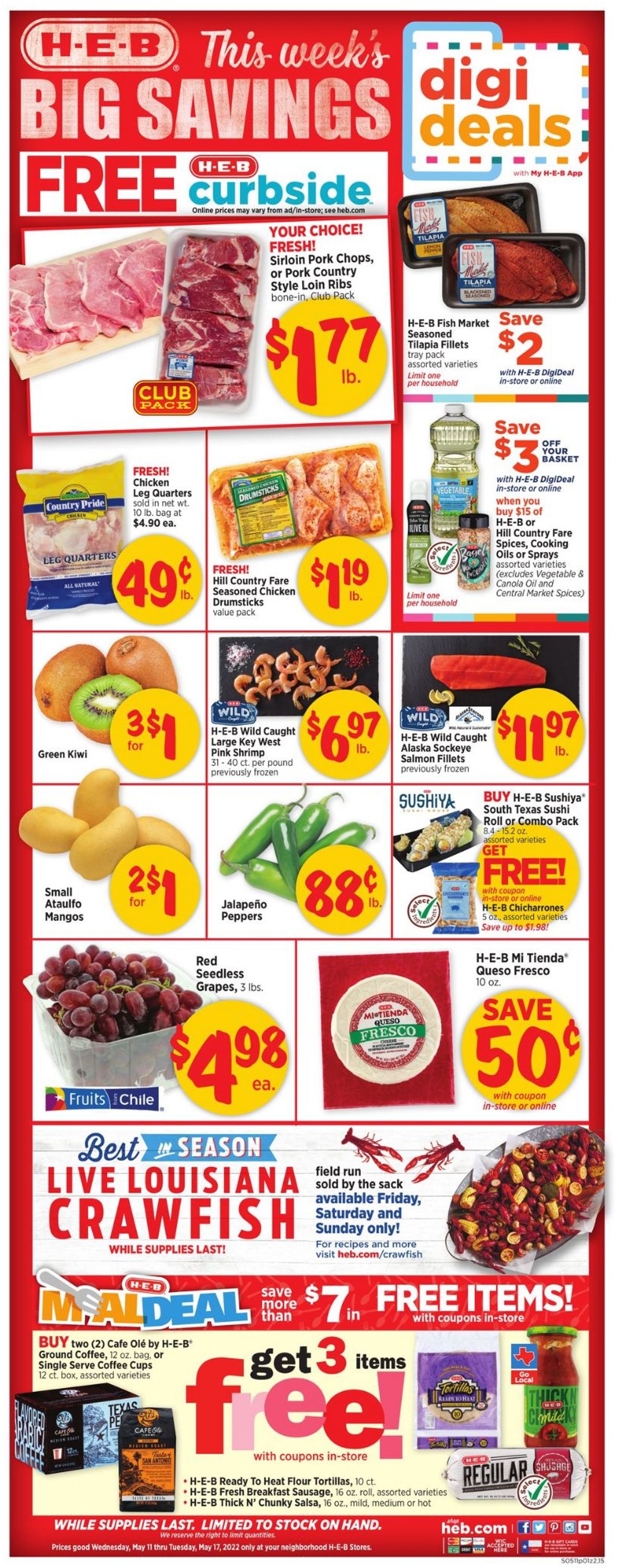 Catalogue H-E-B from 05/11/2022