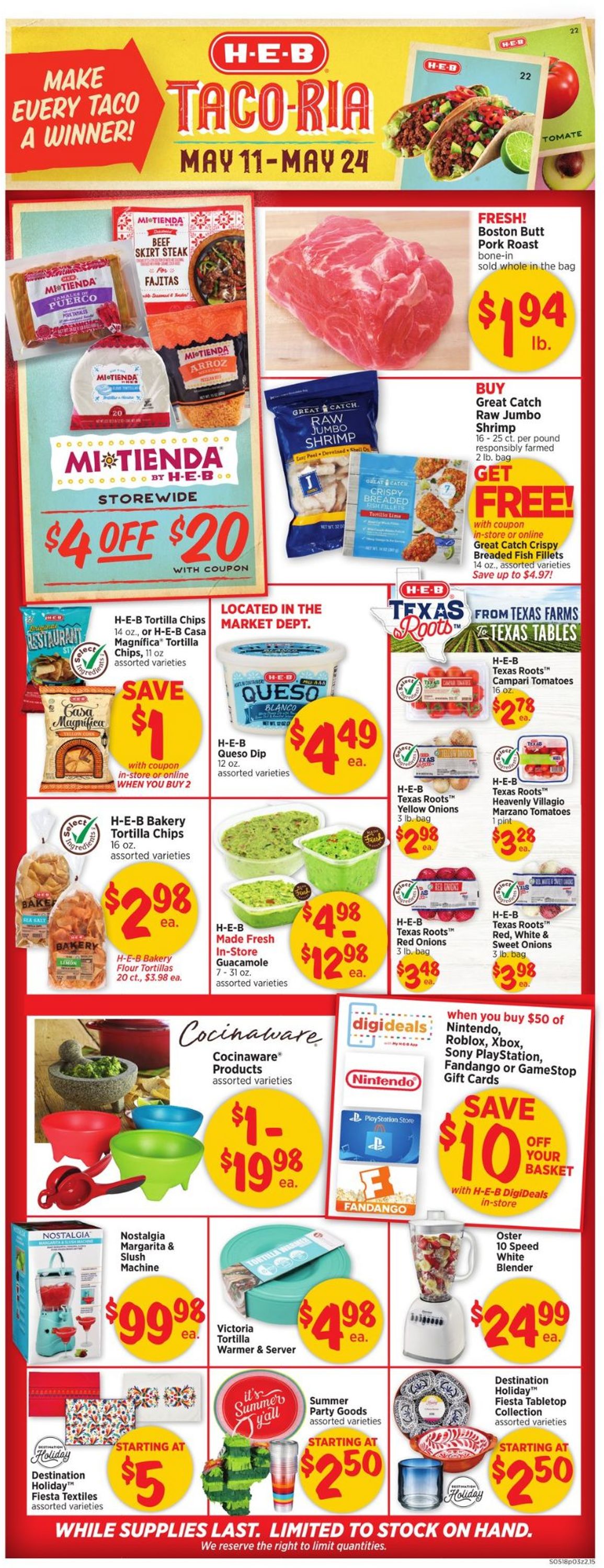 Catalogue H-E-B from 05/18/2022