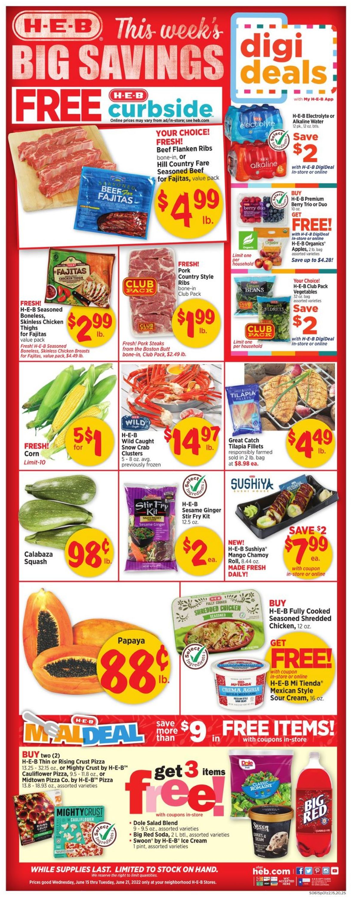 Catalogue H-E-B from 06/15/2022