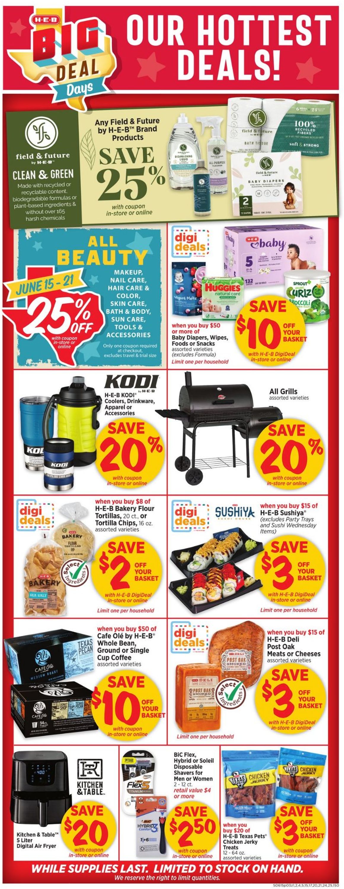 Catalogue H-E-B from 06/15/2022