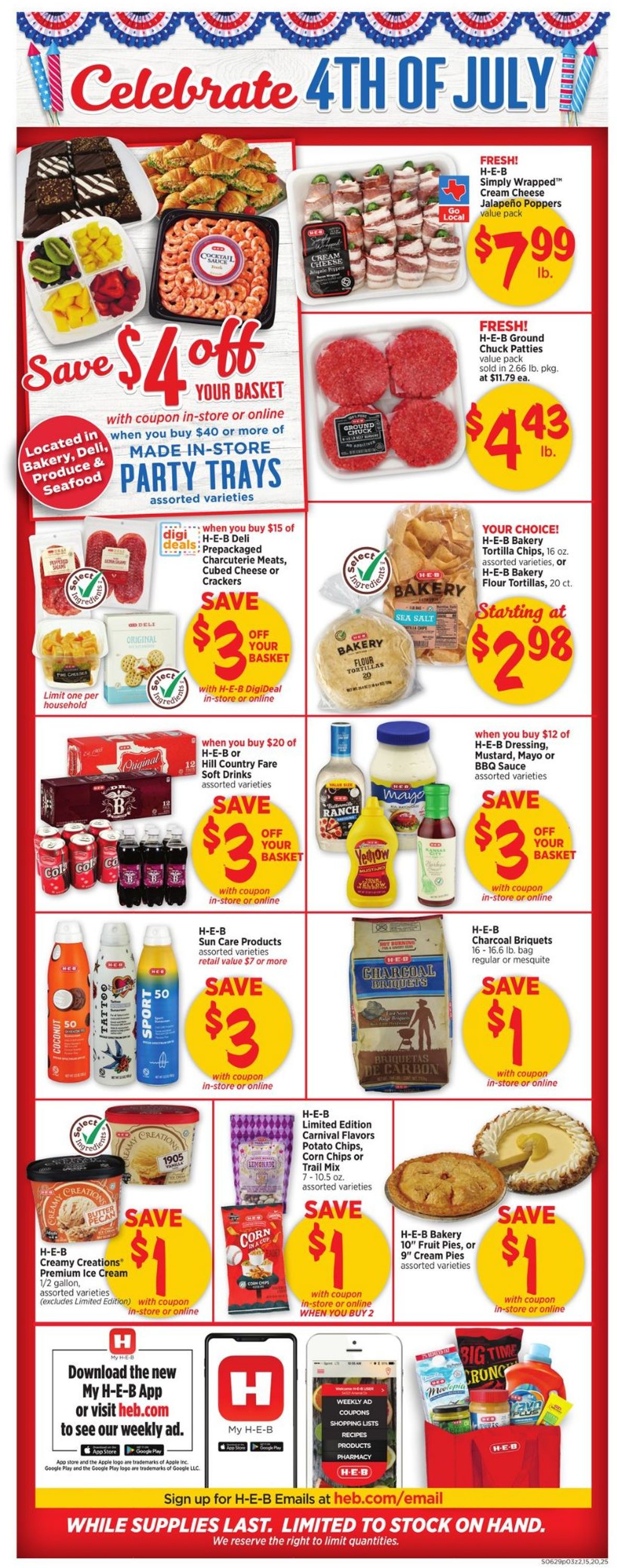 Catalogue H-E-B from 06/29/2022