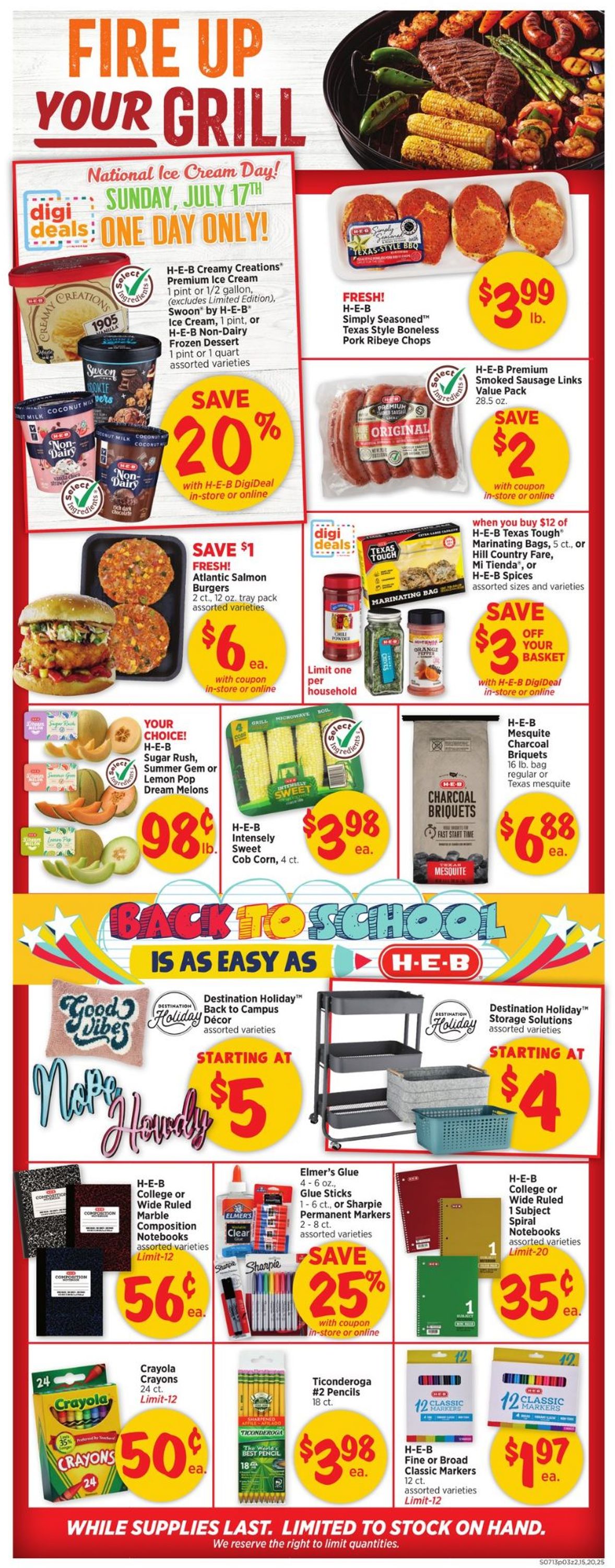 Catalogue H-E-B from 07/13/2022