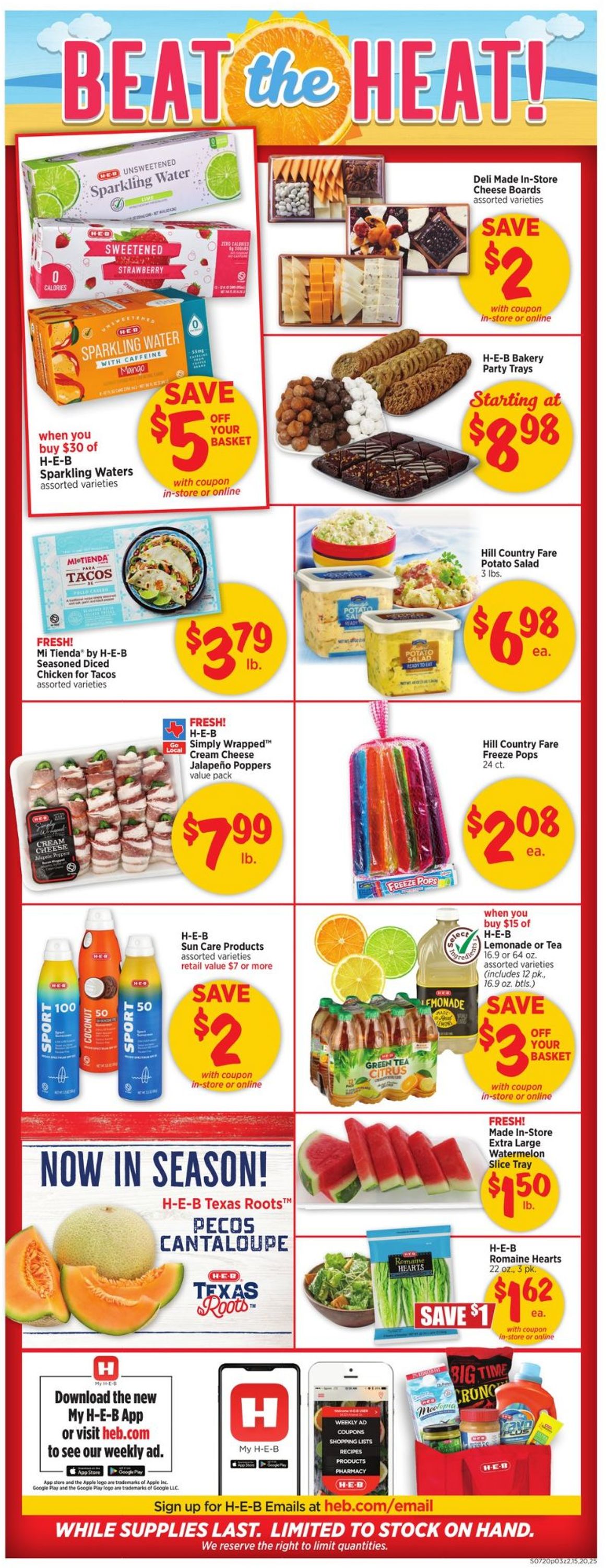Catalogue H-E-B from 07/20/2022