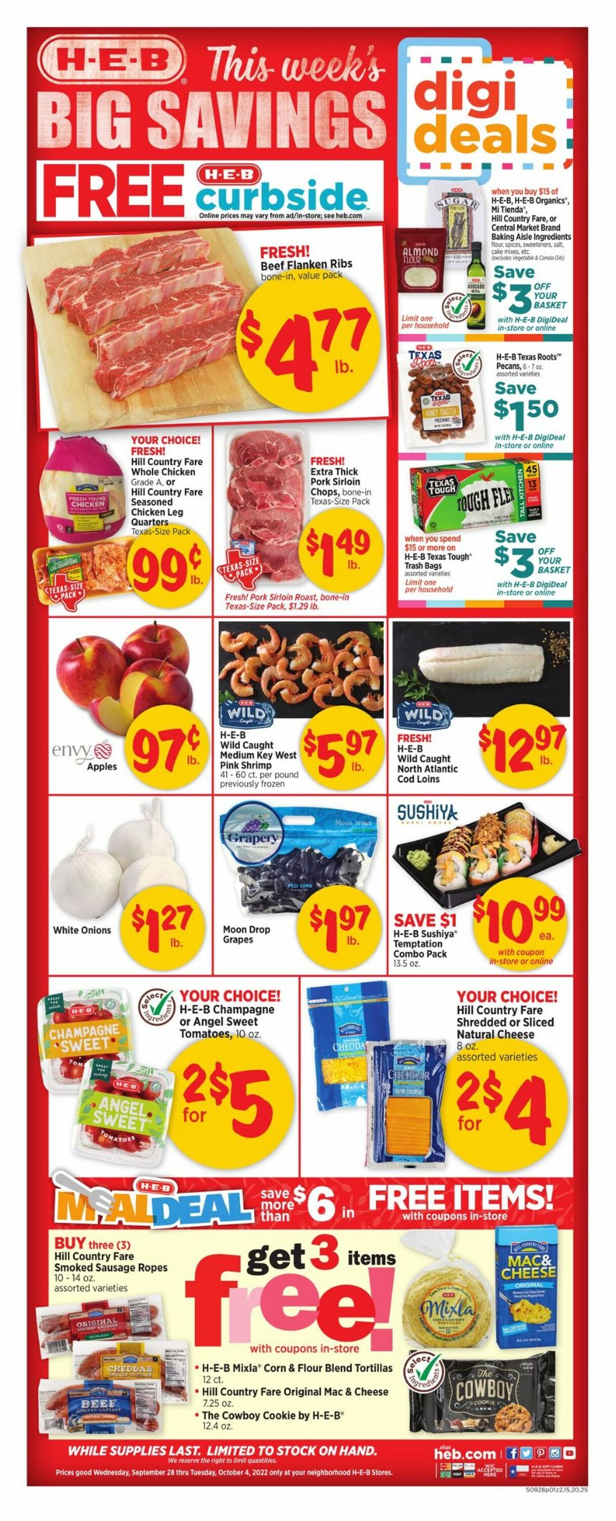 Catalogue H-E-B from 09/28/2022