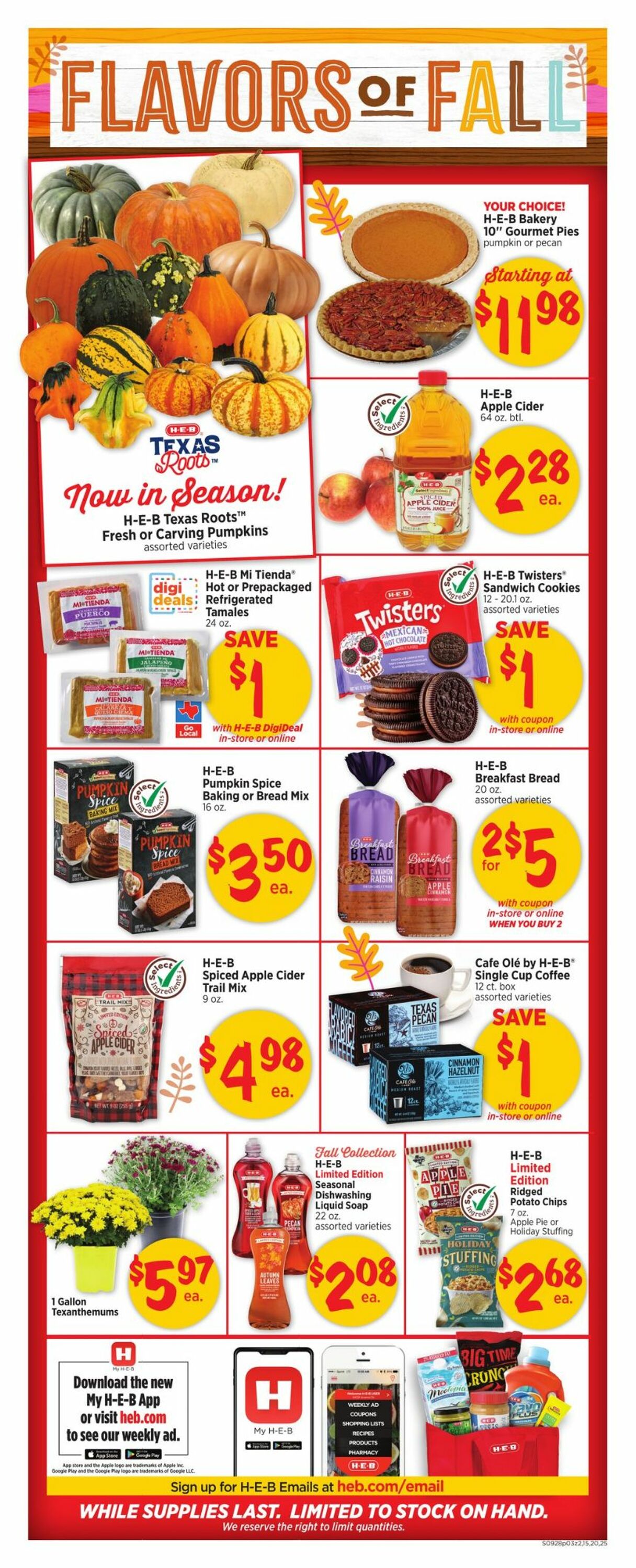 Catalogue H-E-B from 09/28/2022