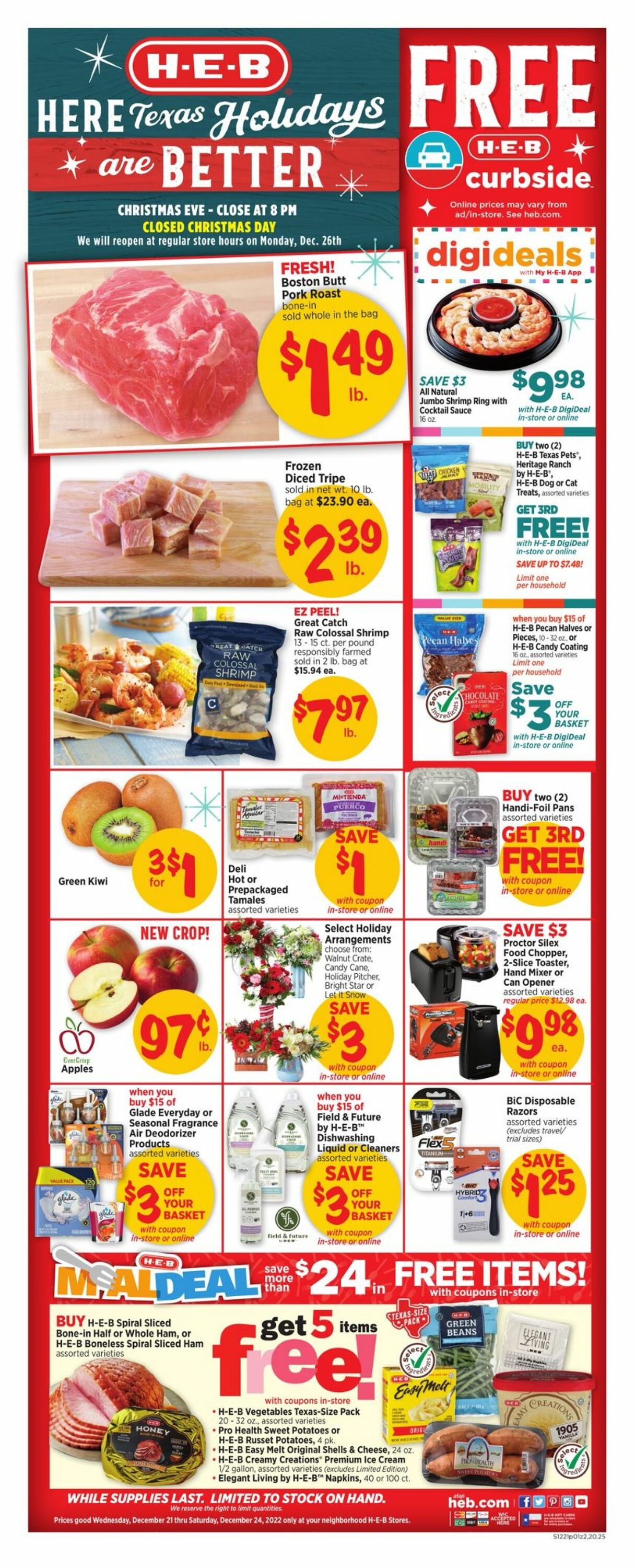 Catalogue H-E-B from 12/21/2022