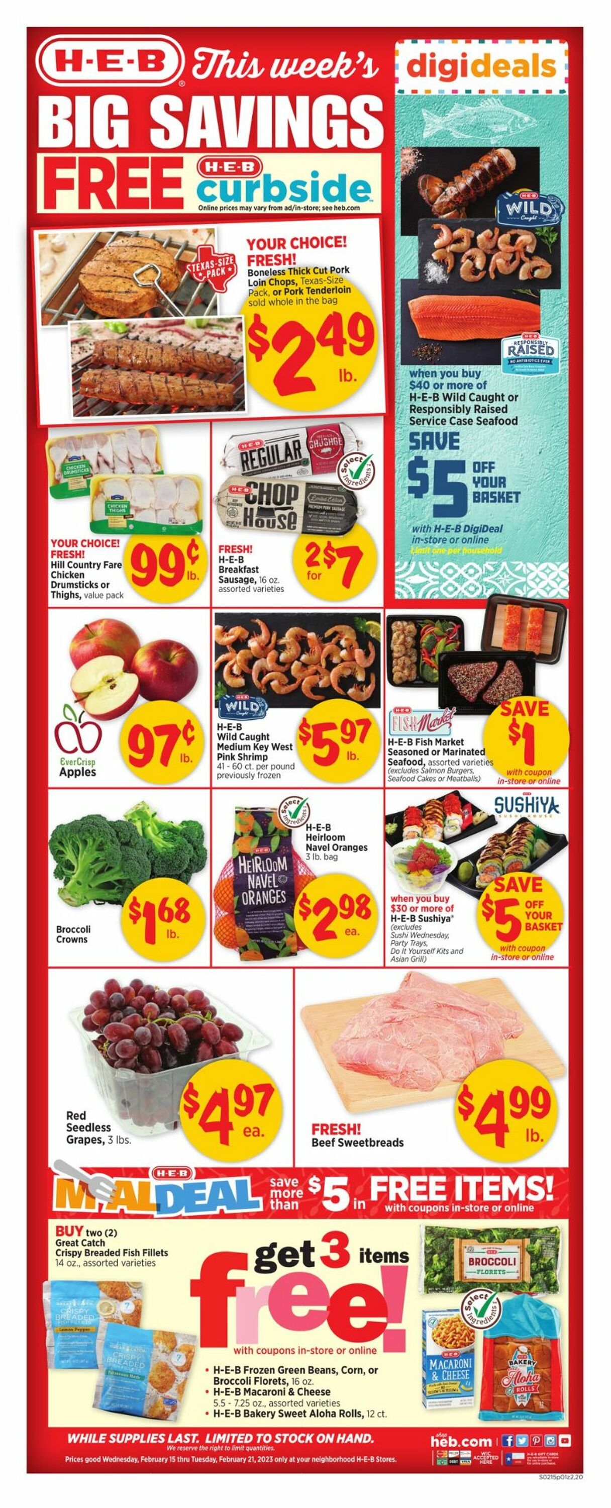 Catalogue H-E-B from 02/15/2023