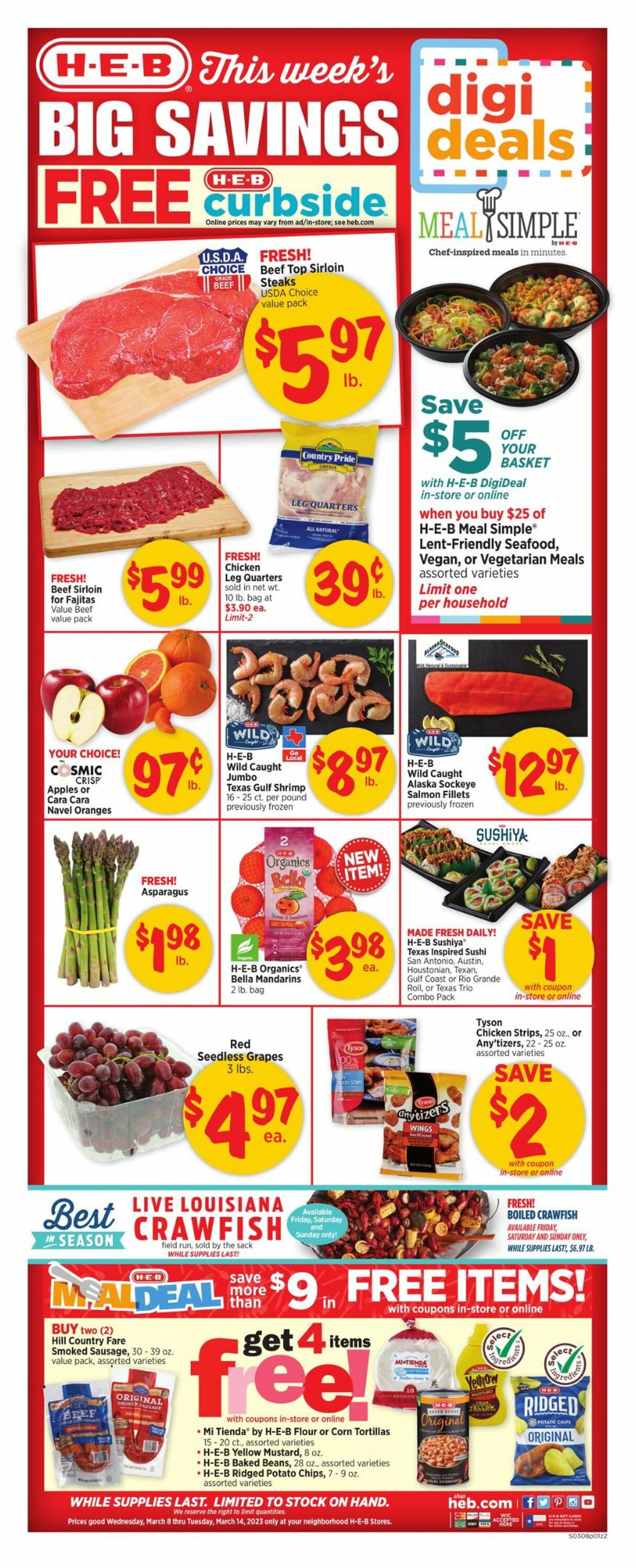 Catalogue H-E-B from 03/08/2023