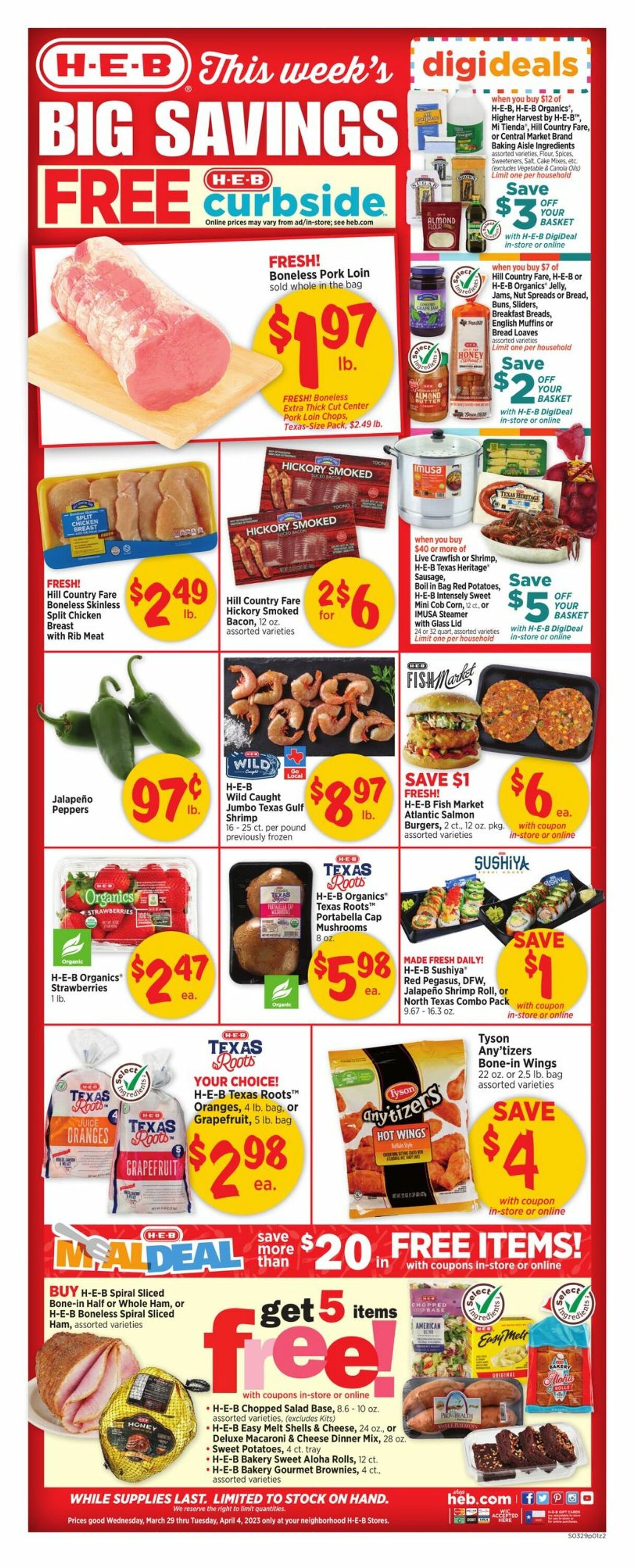 Catalogue H-E-B from 03/29/2023