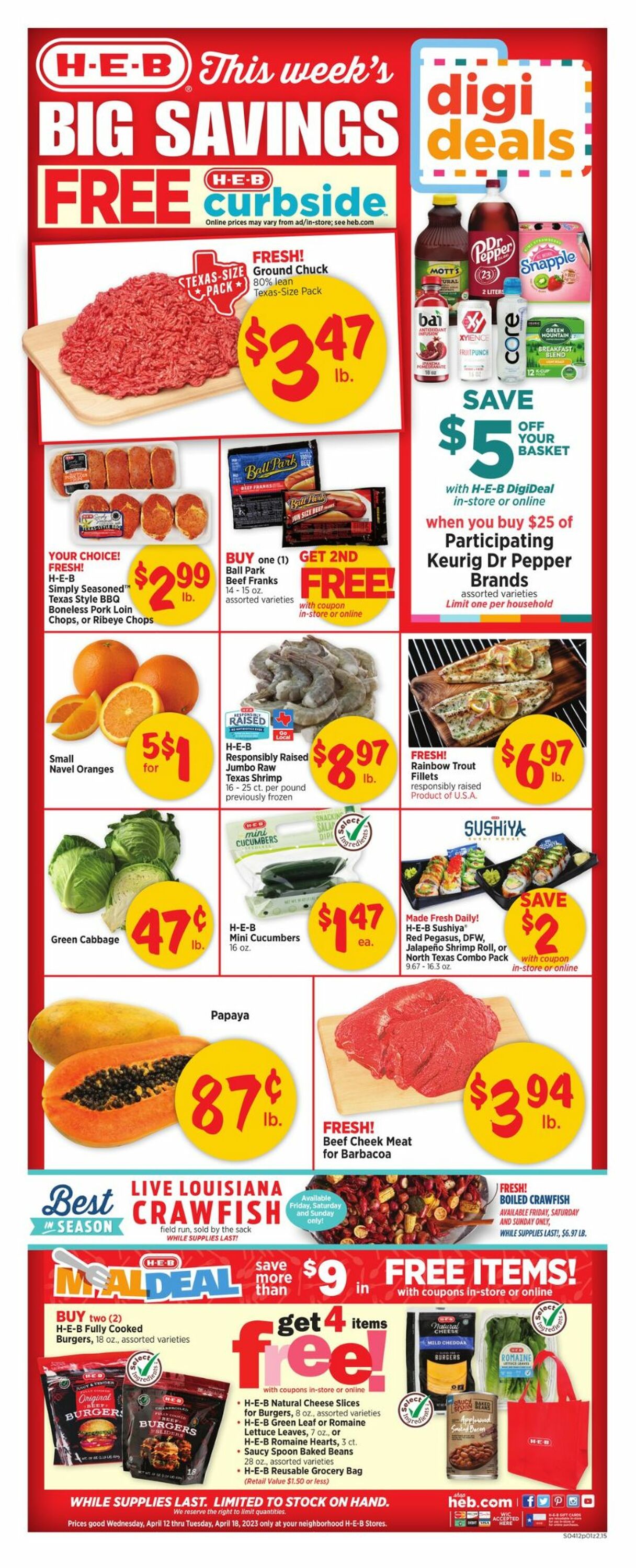 Catalogue H-E-B from 04/12/2023