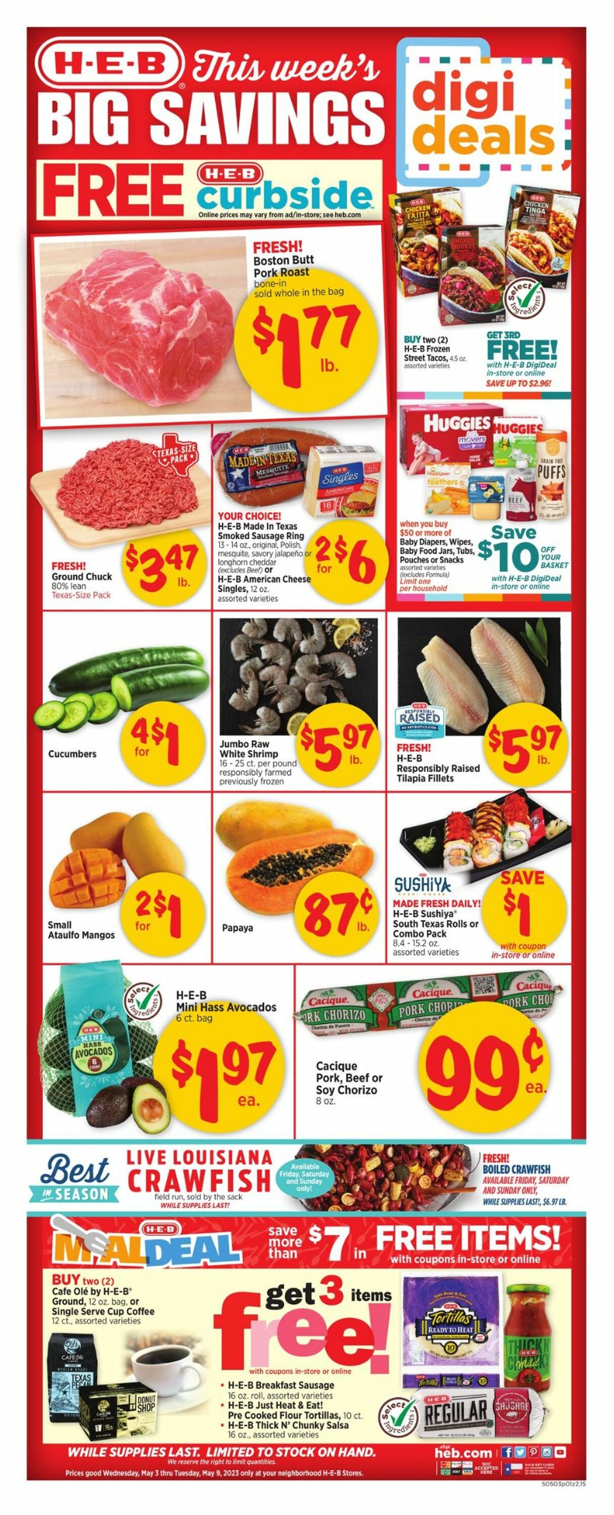 Catalogue H-E-B from 05/03/2023