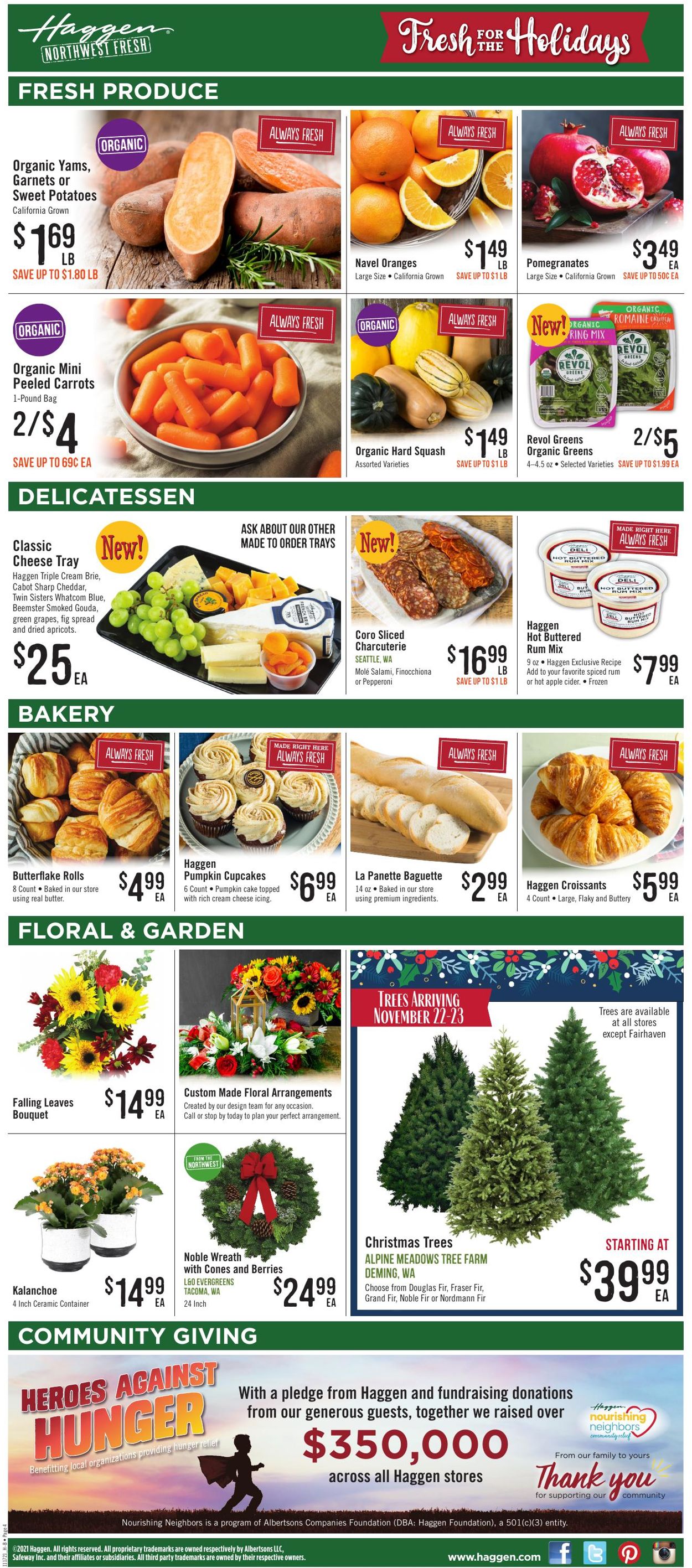 Catalogue Haggen THANSKGIVING 2021 from 11/17/2021