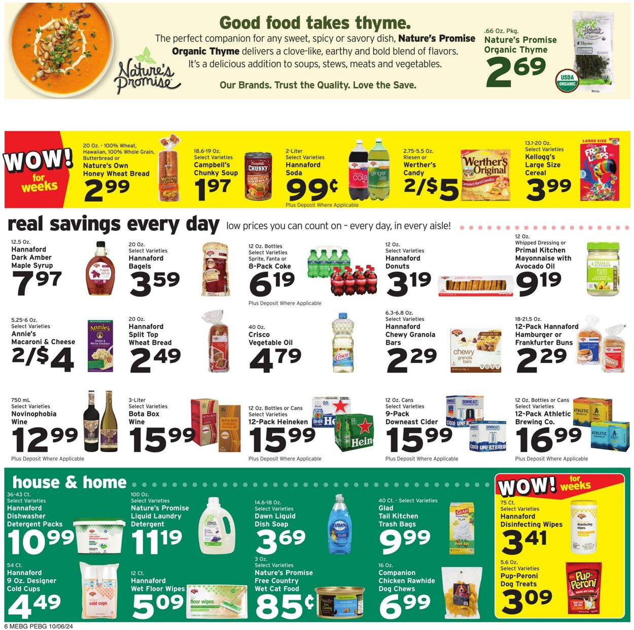 Catalogue Hannaford from 10/06/2024