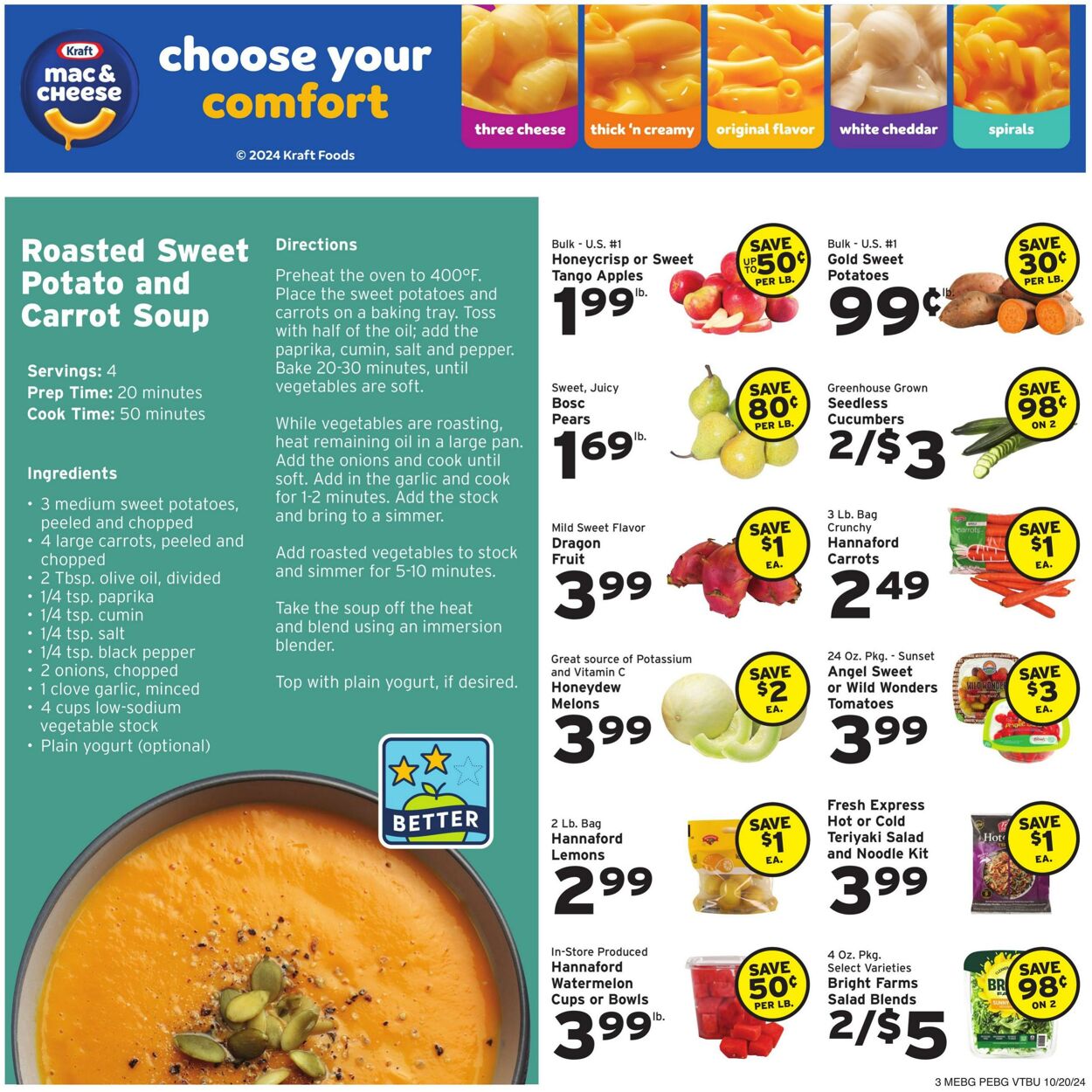 Catalogue Hannaford from 10/20/2024