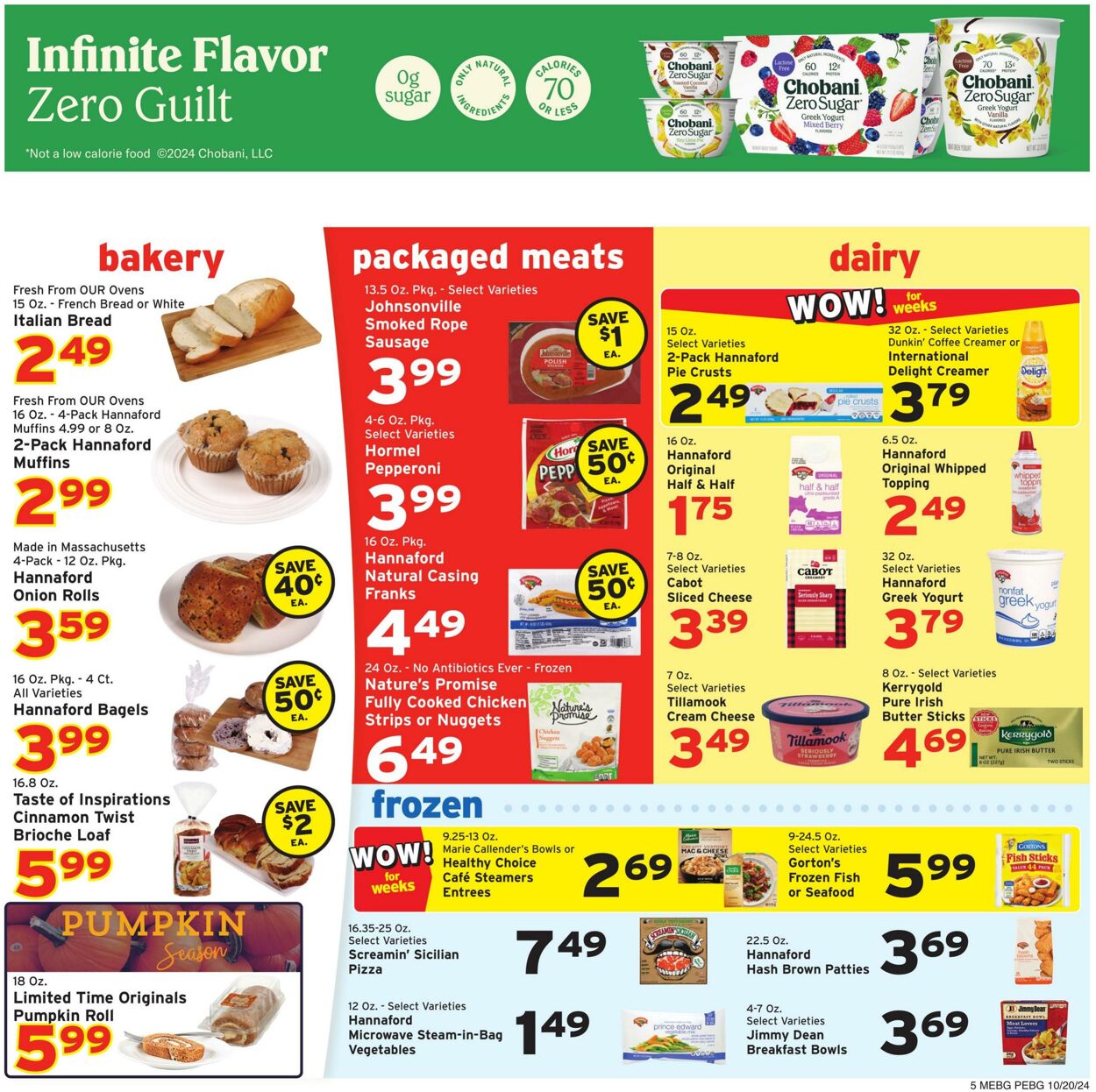 Catalogue Hannaford from 10/20/2024